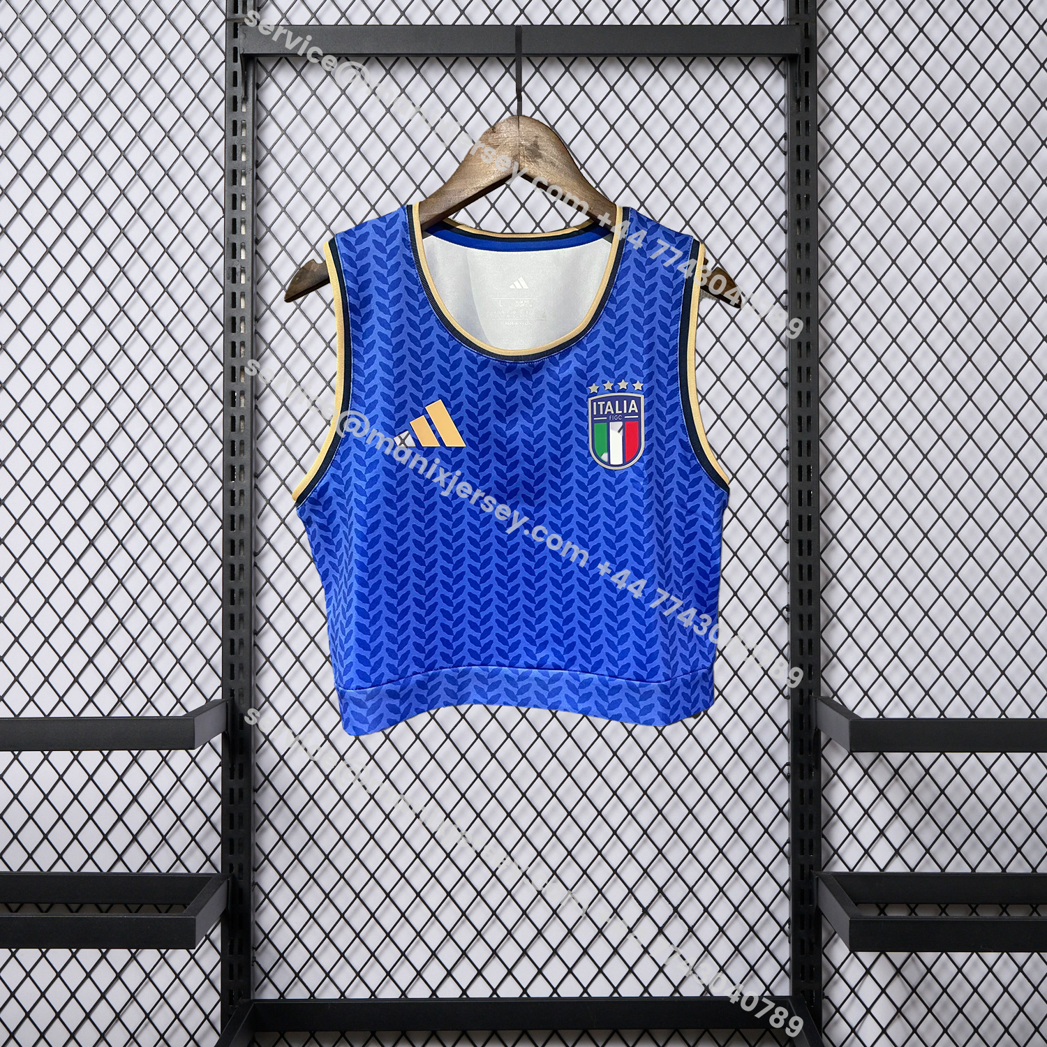 ManixJersey.com | Women's Italy 2026 Home Yoga Vest -Customize Name, Number and Patch | Worldwide Shipping
