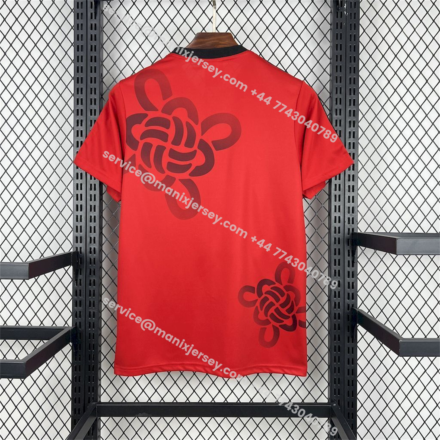 ManixJersey.com | Manchester United 25-26 Chinese Knot Red Special Jersey - Fans Version -Customize Name, Number and Patch | Worldwide Shipping