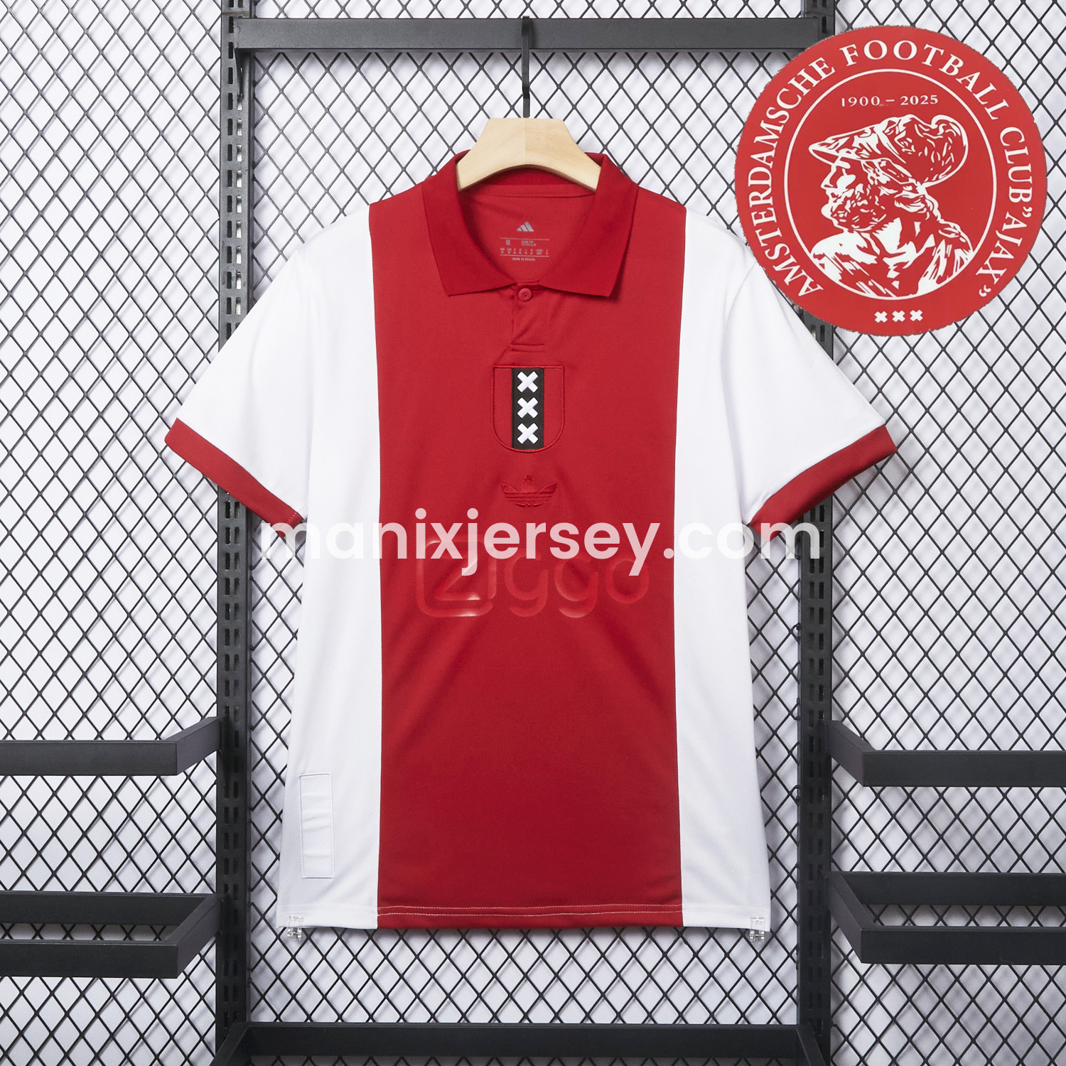 ManixJersey.com | Ajax 2025 125-Year Anniversary Jersey - Fans Version -Customize Name, Number and Patch | Worldwide Shipping