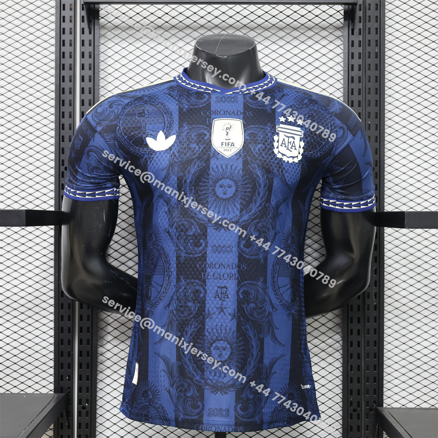 Argentina 2026 Dark Blue And Black Pattern Sun Special Edition Jersey - Player Version:football jersey mysite: unitedjerseyfootball 邓江浪:football