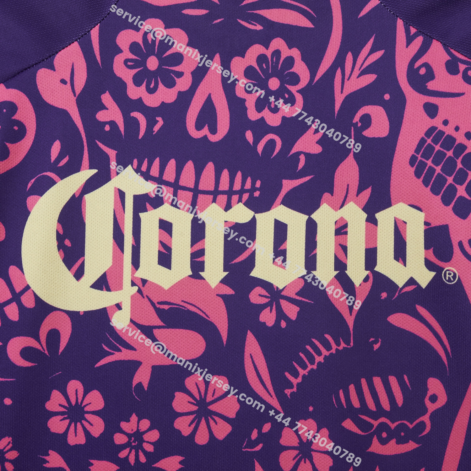 ManixJersey.com | Club América 25-26 Día de Muertos Purple Jersey - Fans Version -Customize Name, Number and Patch | Worldwide Shipping