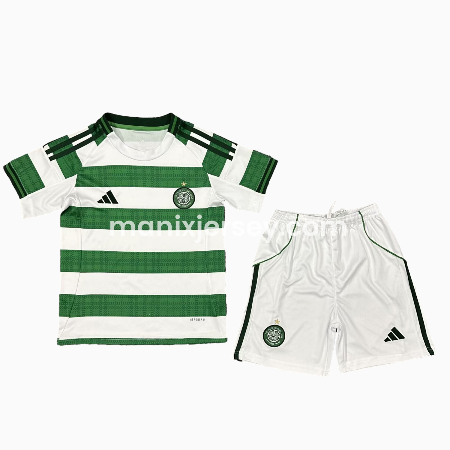 ManixJersey.com | Celtic 25-26 Home Kids Kit -Customize Name, Number and Patch | Worldwide Shipping