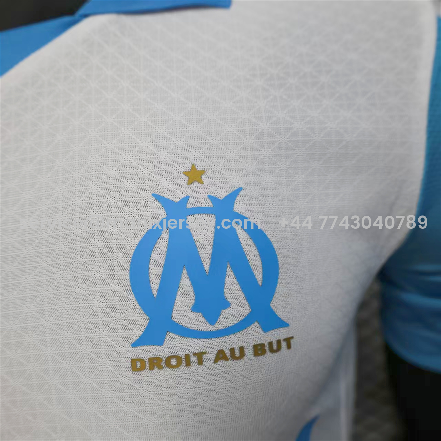 ManixJersey.com | Marseille 25-26 Home Jersey - Player Version -Customize Name, Number and Patch | Worldwide Shipping