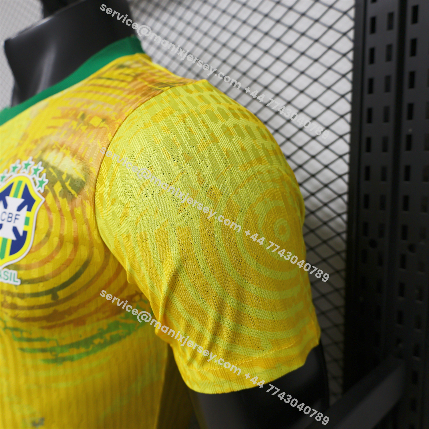 Brazil 2026 Yellow Waves Special Jersey - Player Version:football jersey mysite: unitedjerseyfootball 邓江浪:football