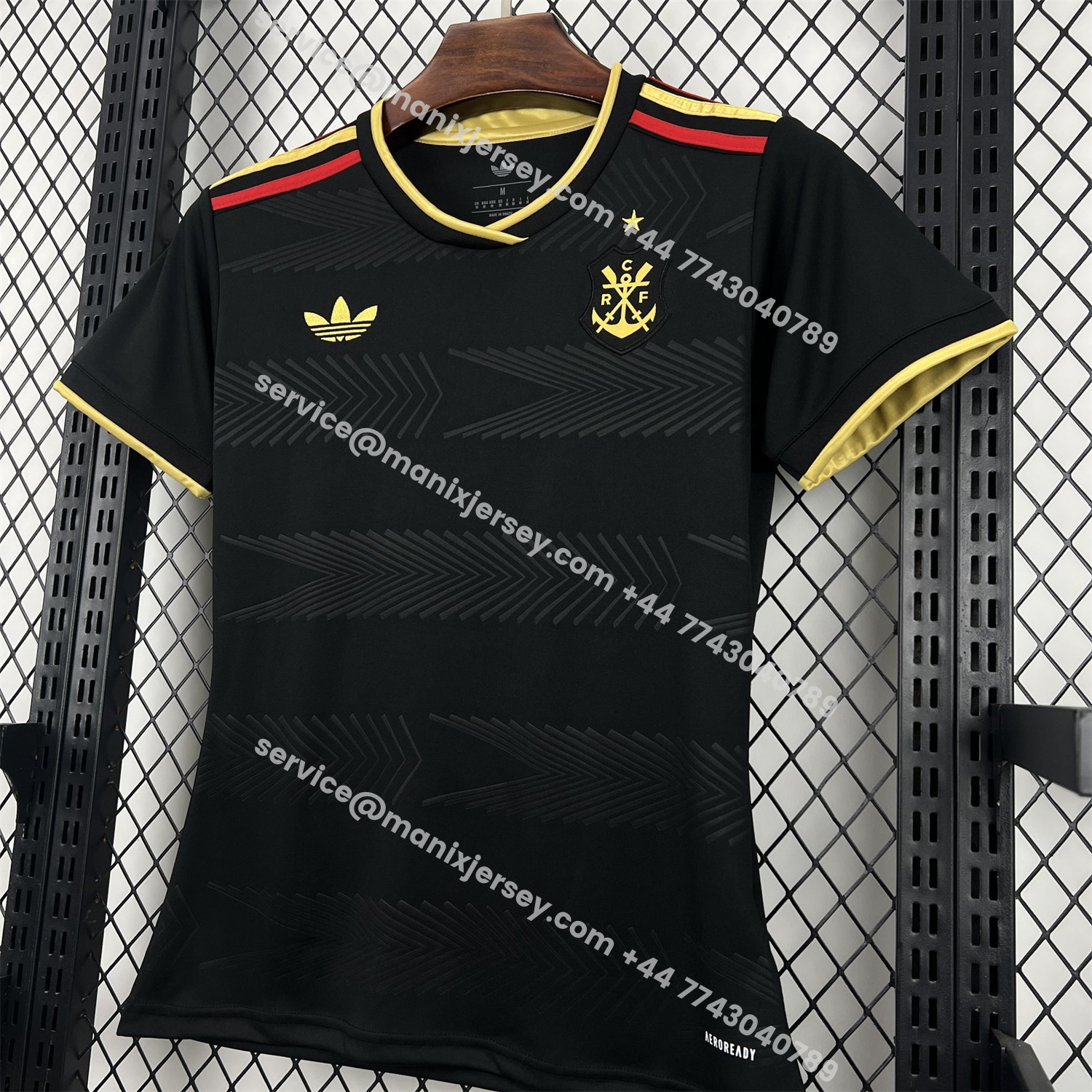 ManixJersey.com | Women's Flamengo 25-26 Black Special Jersey -Customize Name, Number and Patch | Worldwide Shipping