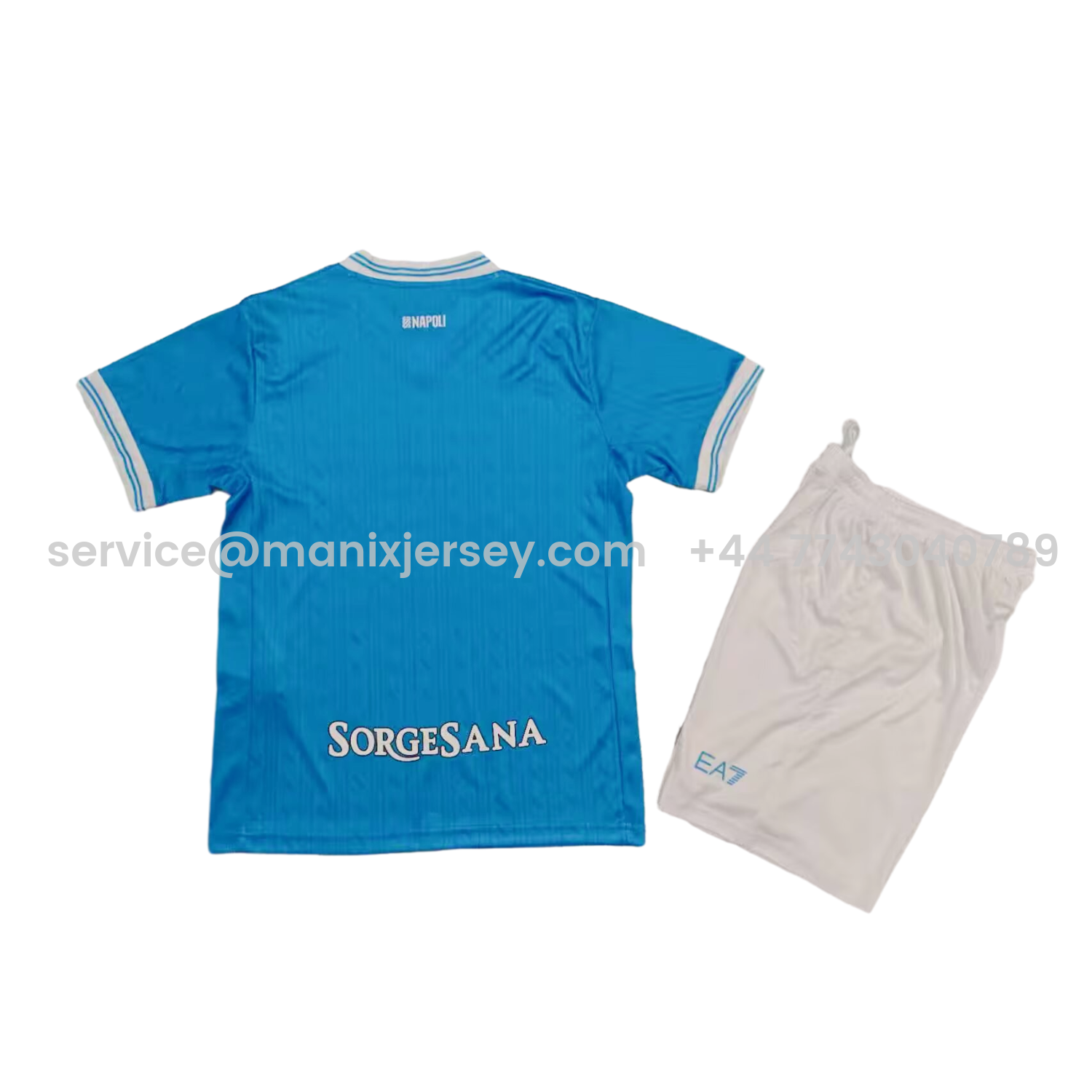 ManixJersey.com | Napoli 25-26 Home Kids Kit -Customize Name, Number and Patch | Worldwide Shipping