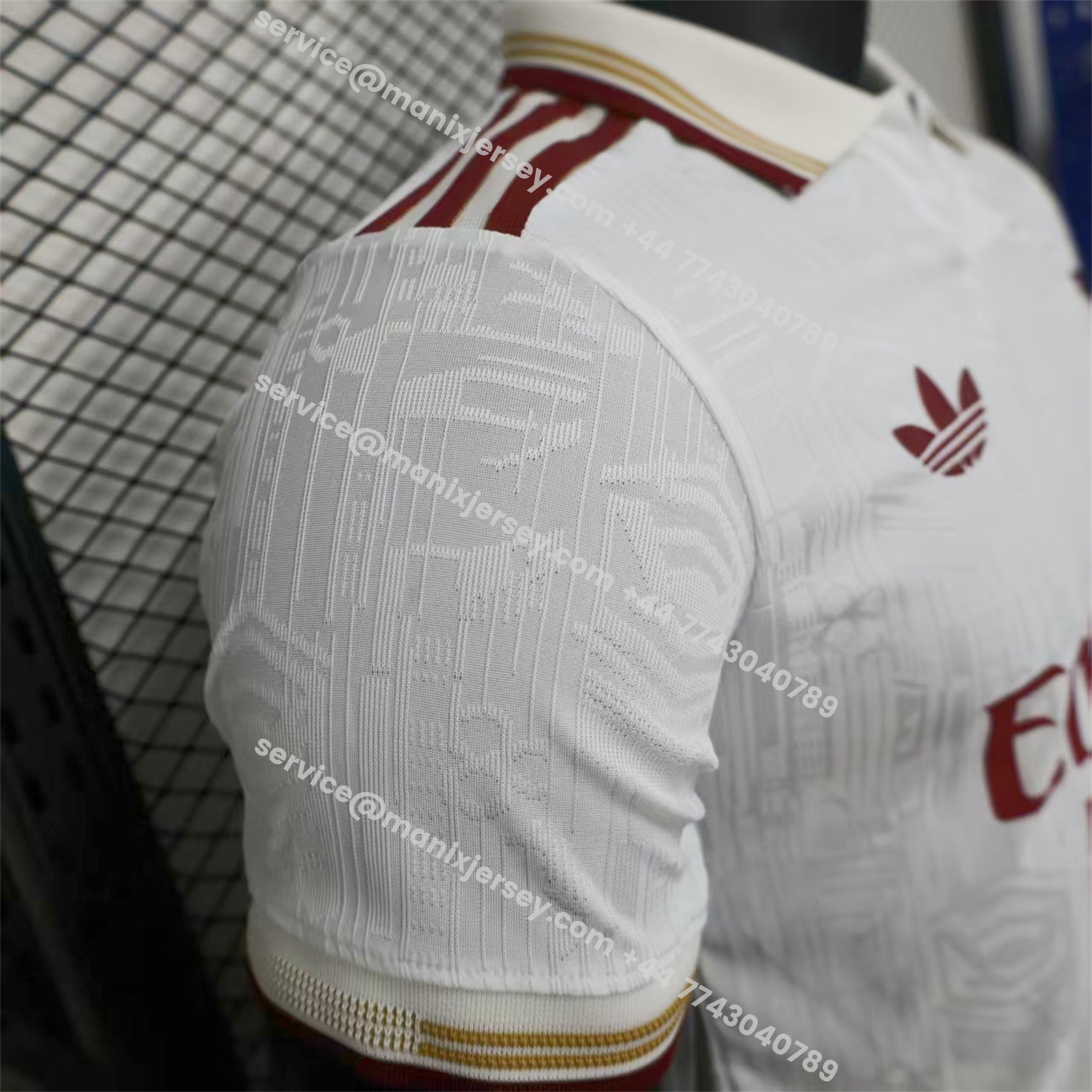 ManixJersey.com | Arsenal 25-26 Third White Jersey - Player Version -Customize Name, Number and Patch | Worldwide Shipping