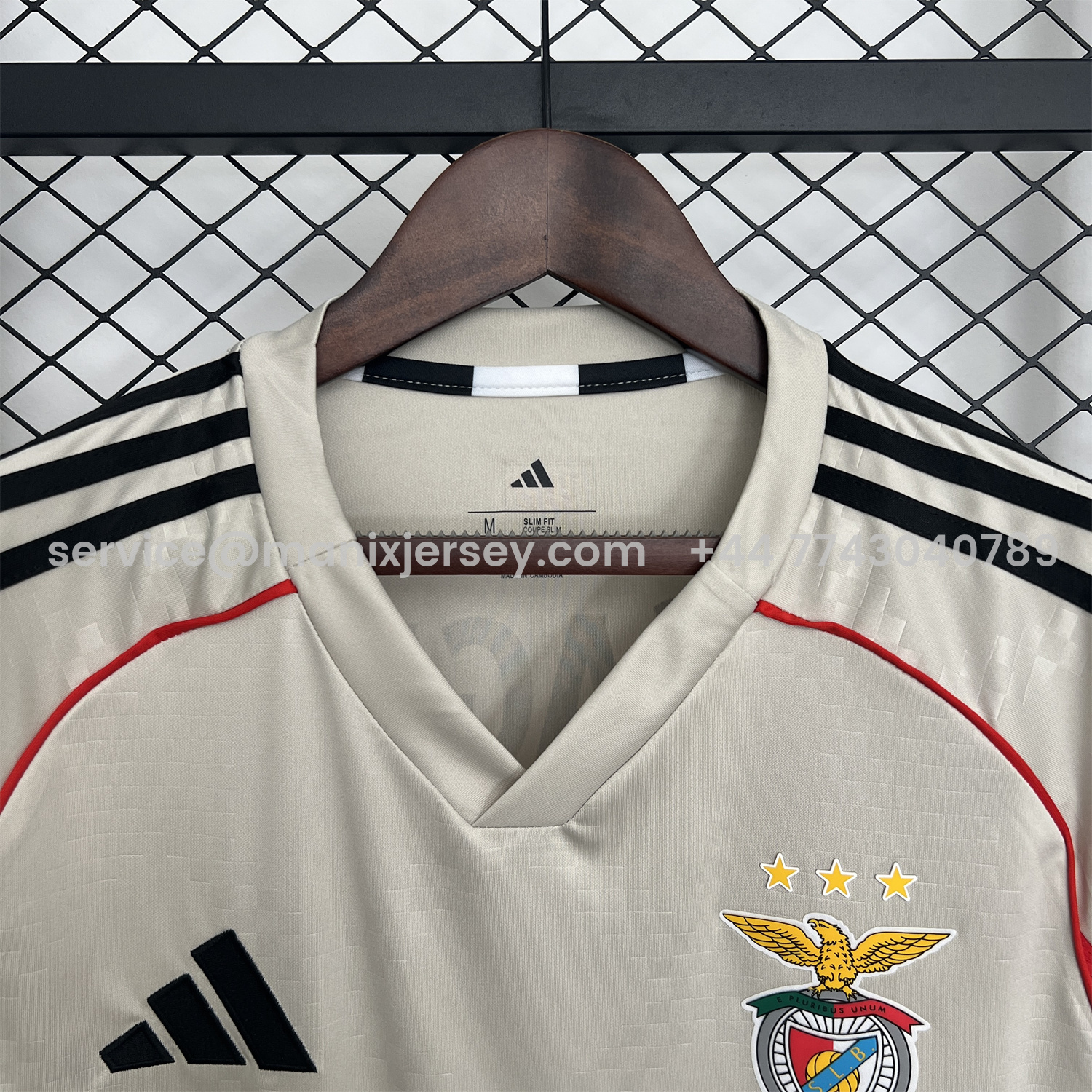 ManixJersey.com | Benfica 25-26 Away Jersey - Fans Version -Customize Name, Number and Patch | Worldwide Shipping