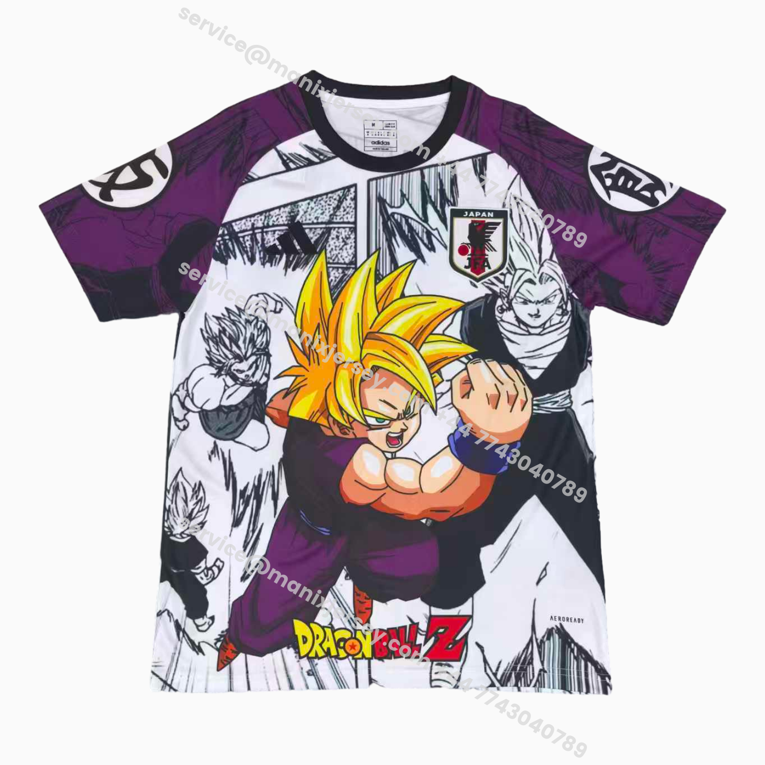 ManixJersey.com | Japan 25-26 Gold Hair Trunks Special Jersey - Fans Version -Customize Name, Number and Patch | Worldwide Shipping