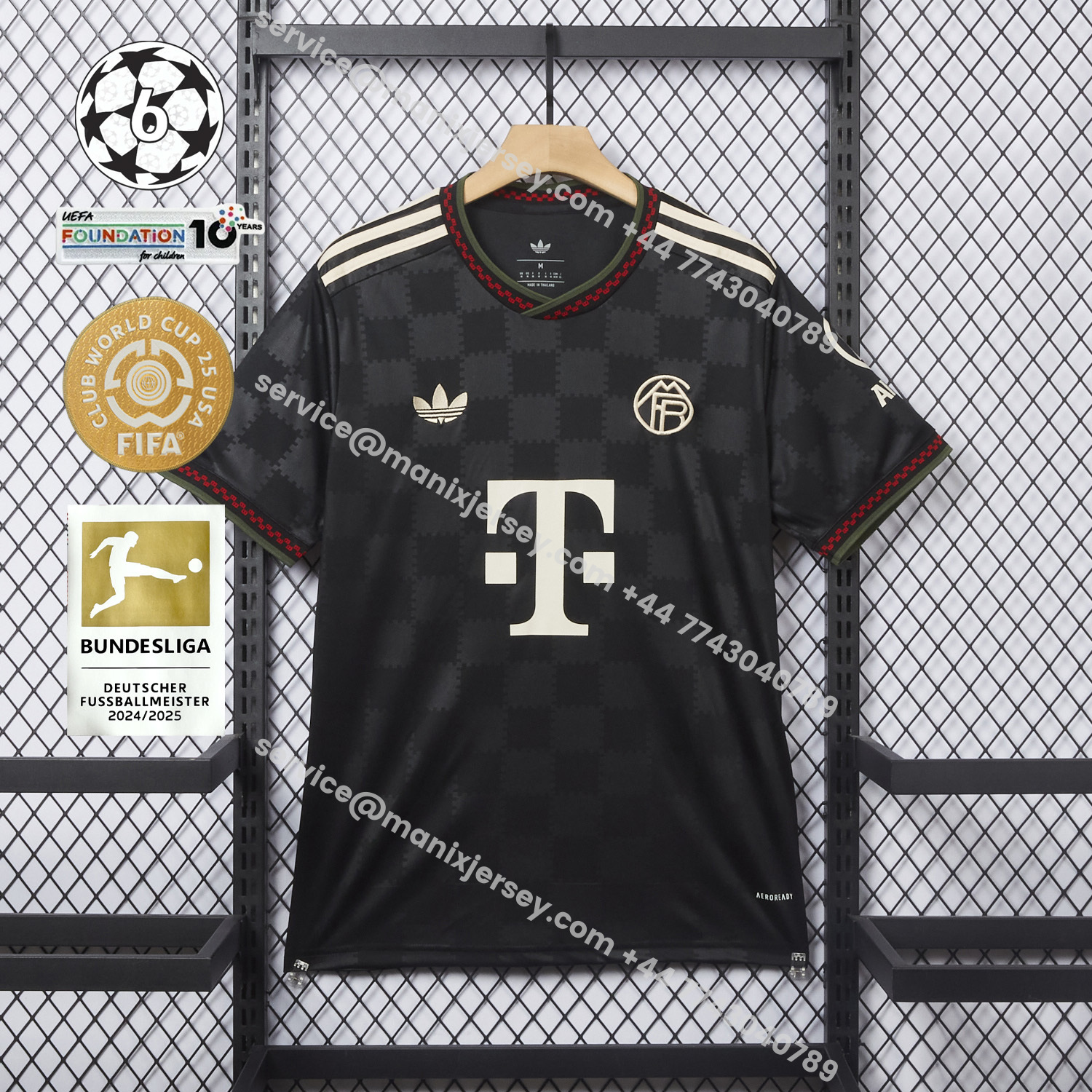 ManixJersey.com | Bayern Munich 25-26 Third Jersey - Fans Version -Customize Name, Number and Patch | Worldwide Shipping