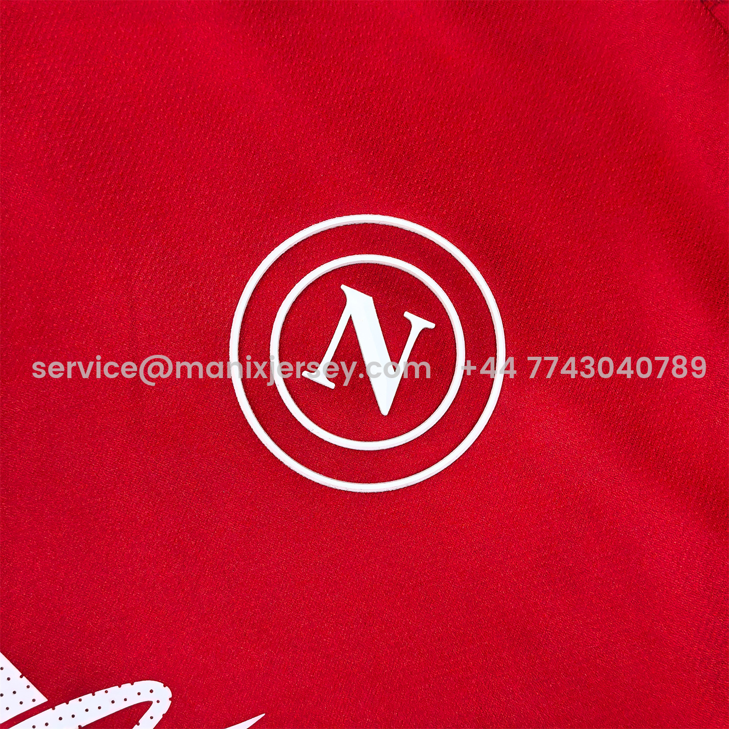 ManixJersey.com | Napoli 24-25 Red Pre-Match Training Jersey - Fans Version -Customize Name, Number and Patch | Worldwide Shipping