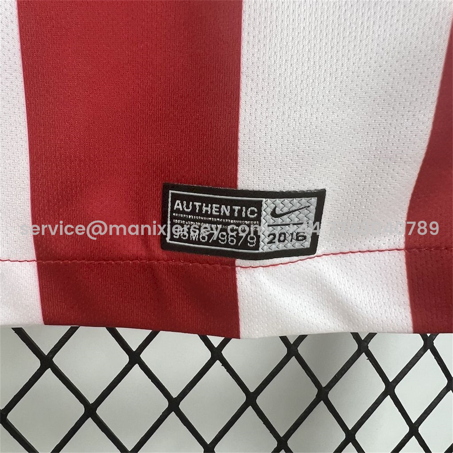 ManixJersey.com | Retro Atletico Madrid 2016-17 Home Jersey -Customize Name, Number and Patch | Worldwide Shipping