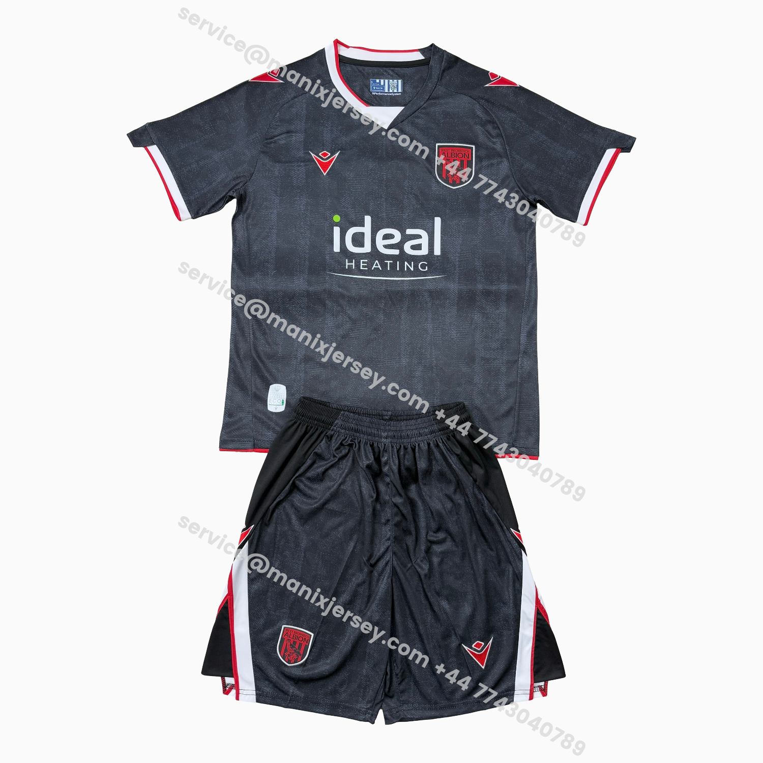 ManixJersey.com | West Bromwich Albion 25-26 Third Men's Adult Jersey Set - Fans Version -Customize Name, Number and Patch | Worldwide Shipping