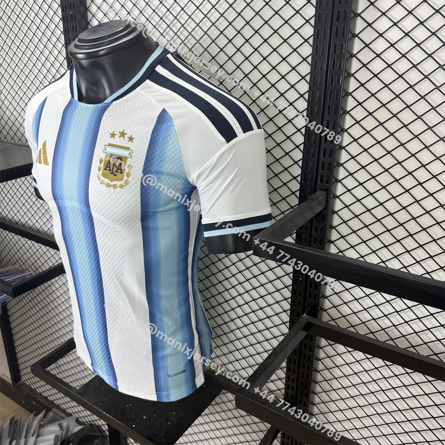 ManixJersey.com | Argentina 2026 Home Jersey Without Chest Patch - Player Version -Customize Name, Number and Patch | Worldwide Shipping