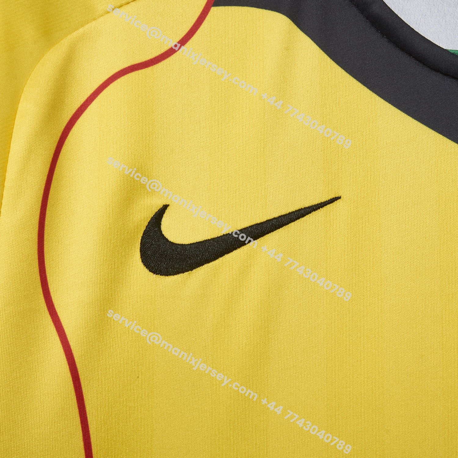 ManixJersey.com | Brazil 25-26 Retro Style Total 90 Yellow Jersey - Fans Version -Customize Name, Number and Patch | Worldwide Shipping