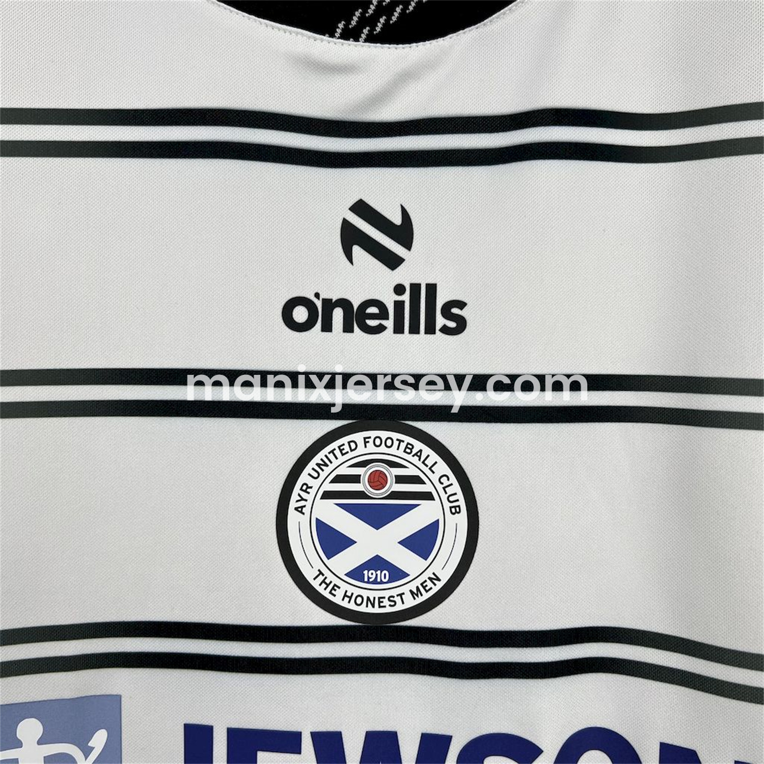 ManixJersey.com | Ayr United 25-26 Home Jersey - Fans Version -Customize Name, Number and Patch | Worldwide Shipping
