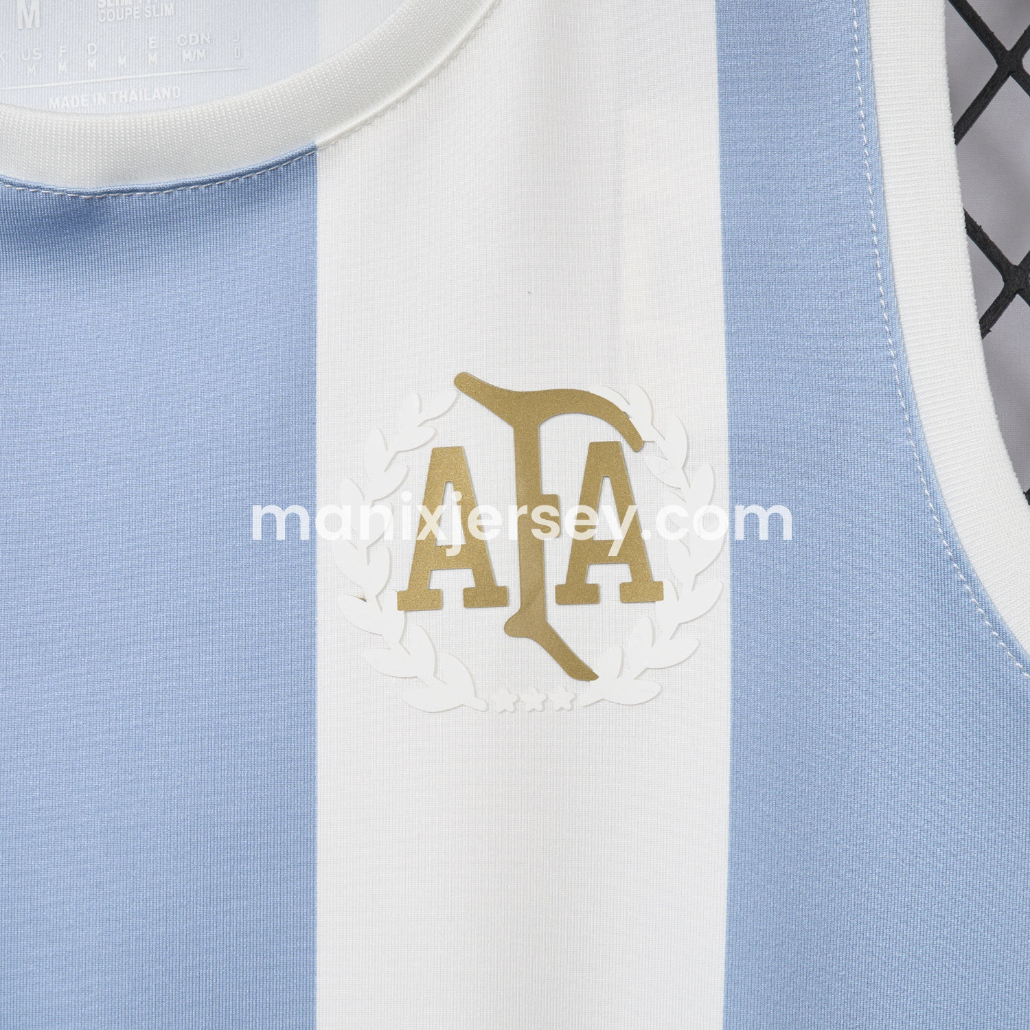 ManixJersey.com | Women's Argentina 25-26 50th Anniversary Home Yoga Vest -Customize Name, Number and Patch | Worldwide Shipping