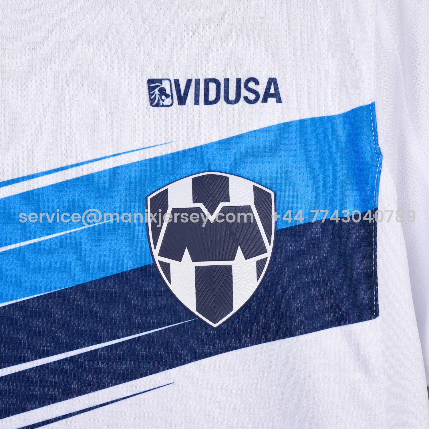 ManixJersey.com | Rayados Monterrey 25-26 Away White Jersey - Fans Version -Customize Name, Number and Patch | Worldwide Shipping