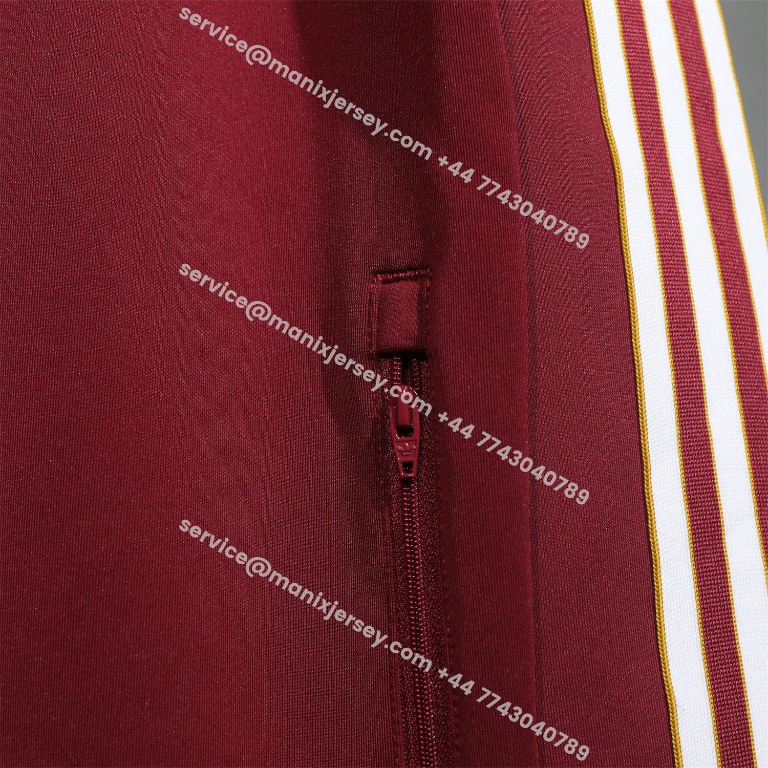 ManixJersey.com | Arsenal 25-26 Jacket Training Tracksuit - Red Throwback Jackets & Red Pants -Customize Name, Number and Patch | Worldwide Shipping