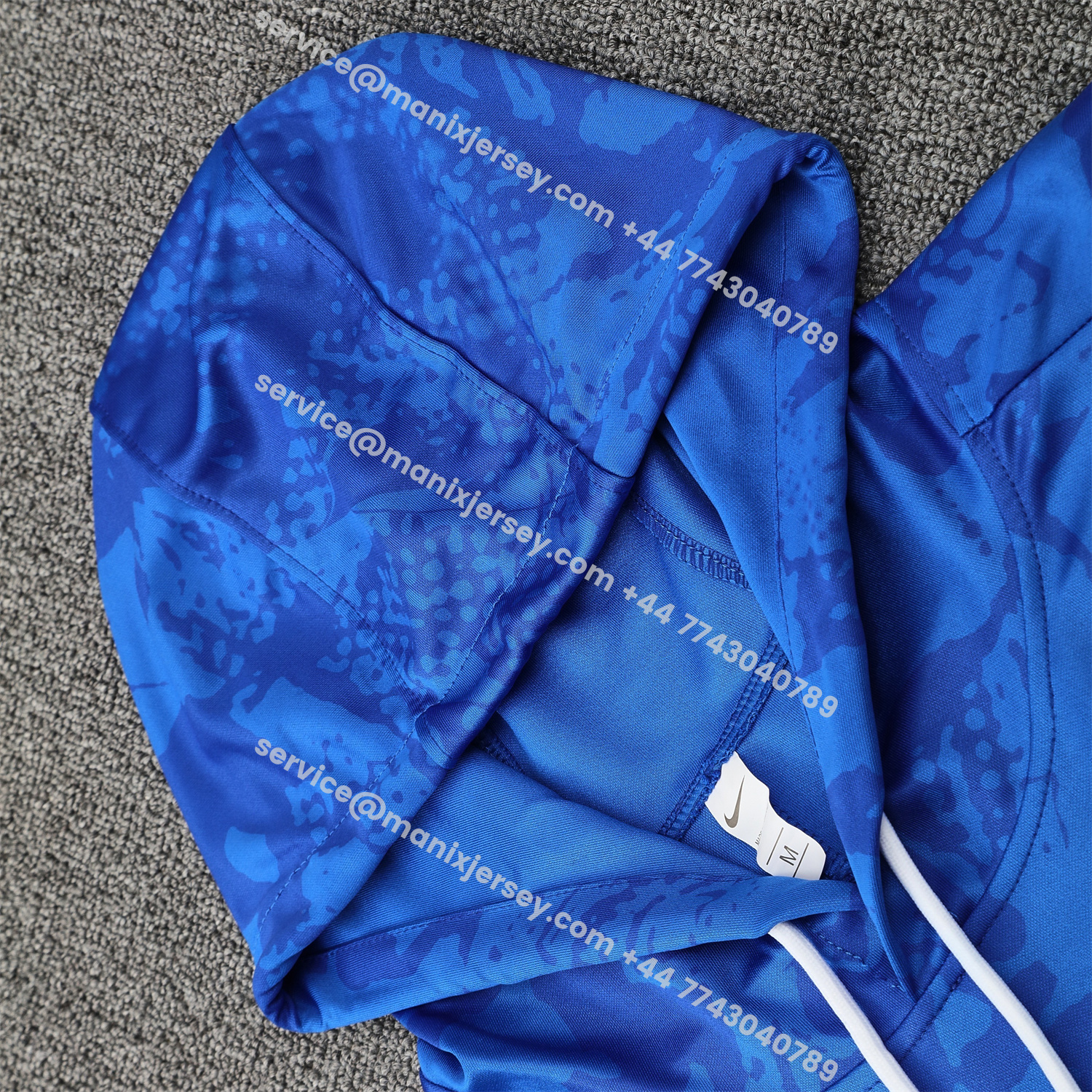 ManixJersey.com | Barcelona 25-26 Training Hoodie Set - Blue Green Hoodie and Black Pants -Customize Name, Number and Patch | Worldwide Shipping