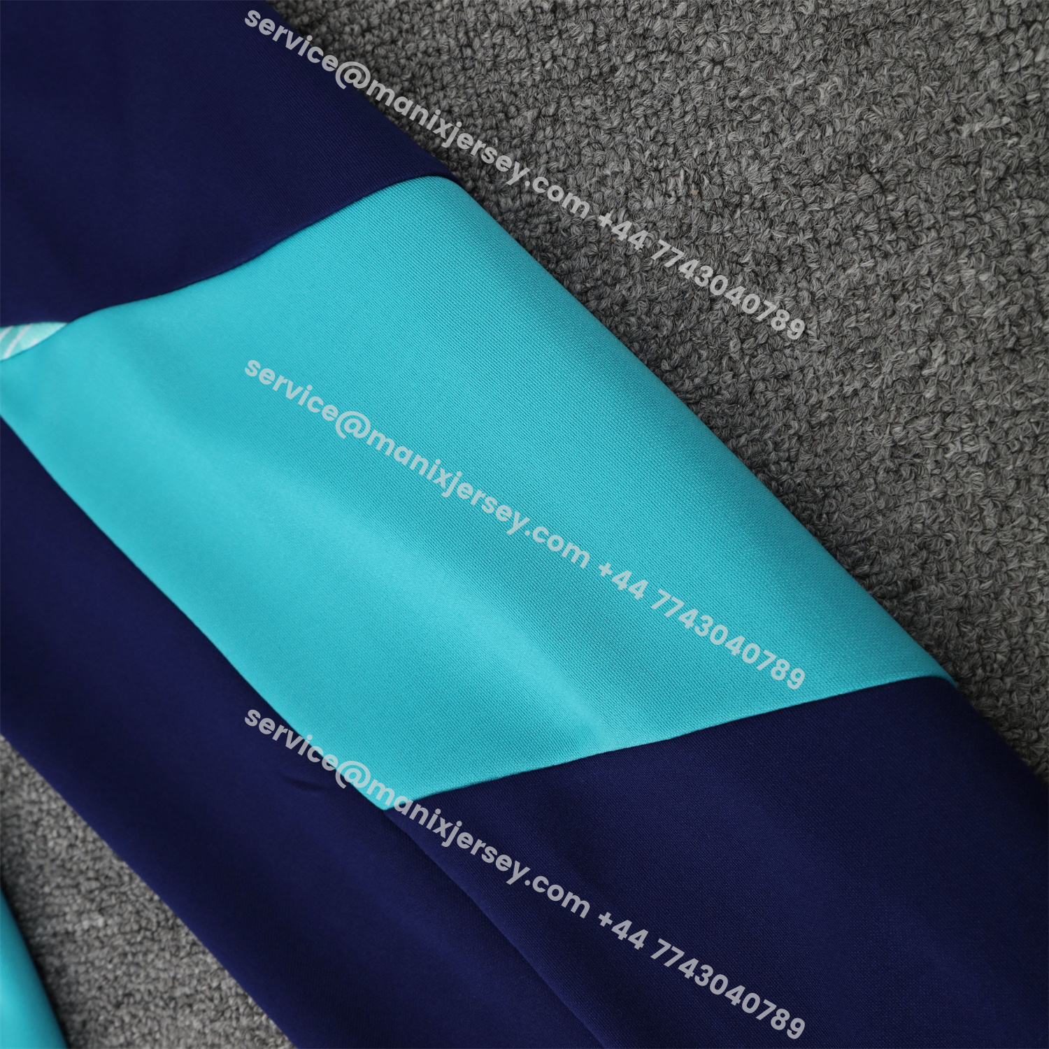ManixJersey.com | Flamengo 25-26 Long Sleeve Training Set - Deep Blue Top & Deep Blue Pants -Customize Name, Number and Patch | Worldwide Shipping