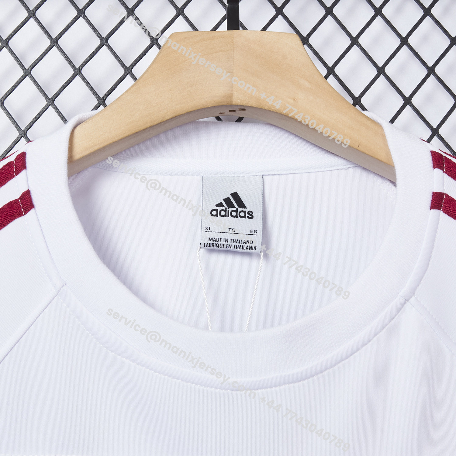 ManixJersey.com | Bayern Munich 25-26 White Stripes Unisex Pullover Hoodie -Customize Name, Number and Patch | Worldwide Shipping