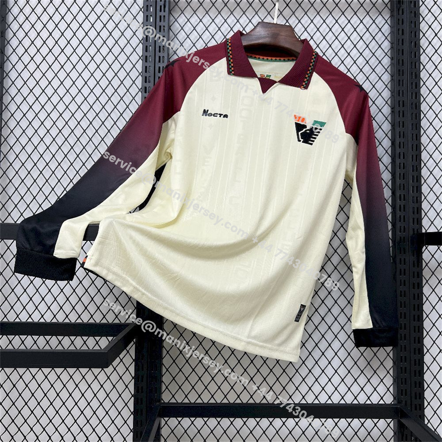 ManixJersey.com | Venezia FC 25-26 Away Unsponsored Long Sleeves Jersey - Fans Version -Customize Name, Number and Patch | Worldwide Shipping