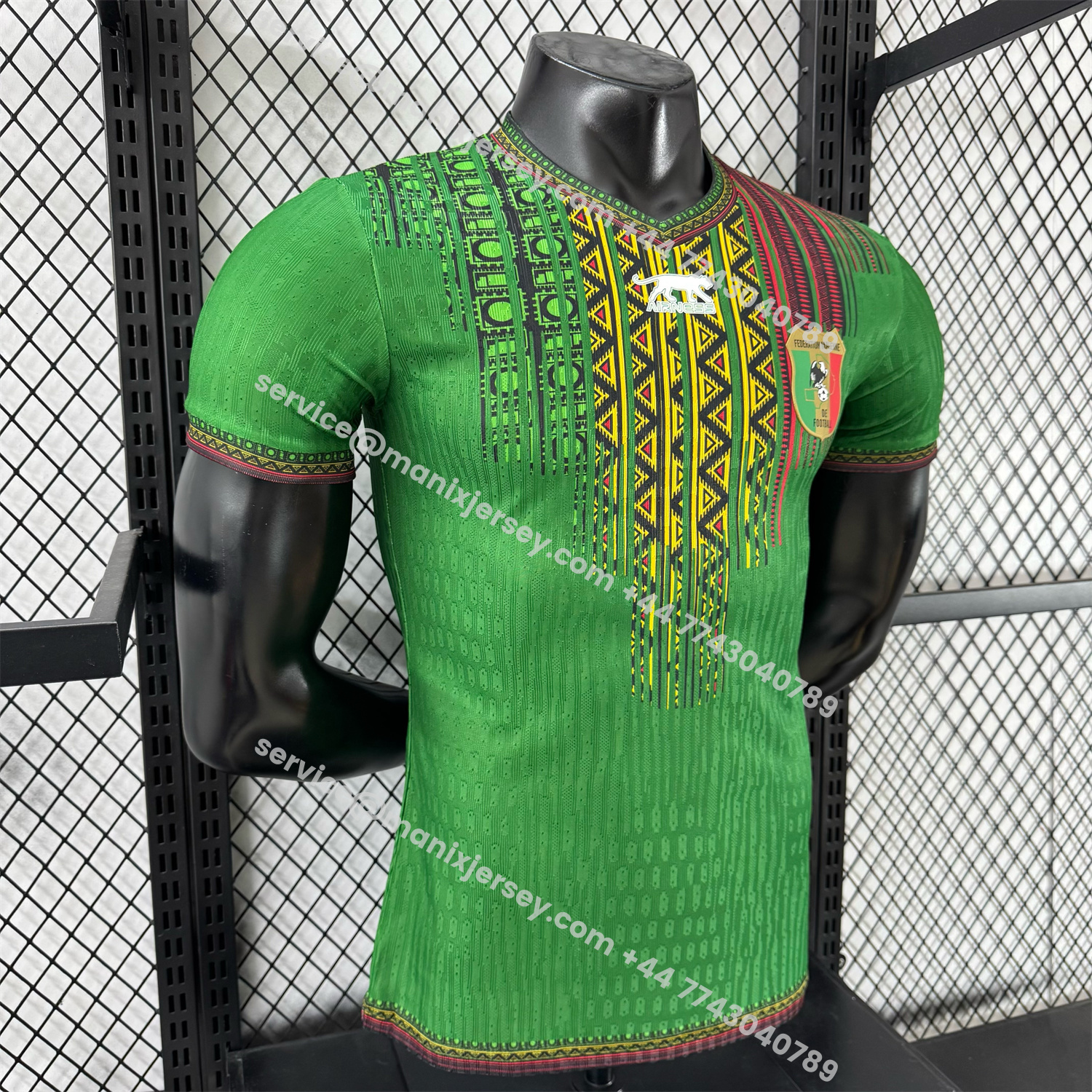 ManixJersey.com | Mali 2025 Away Green Jersey - Player Version -Customize Name, Number and Patch | Worldwide Shipping