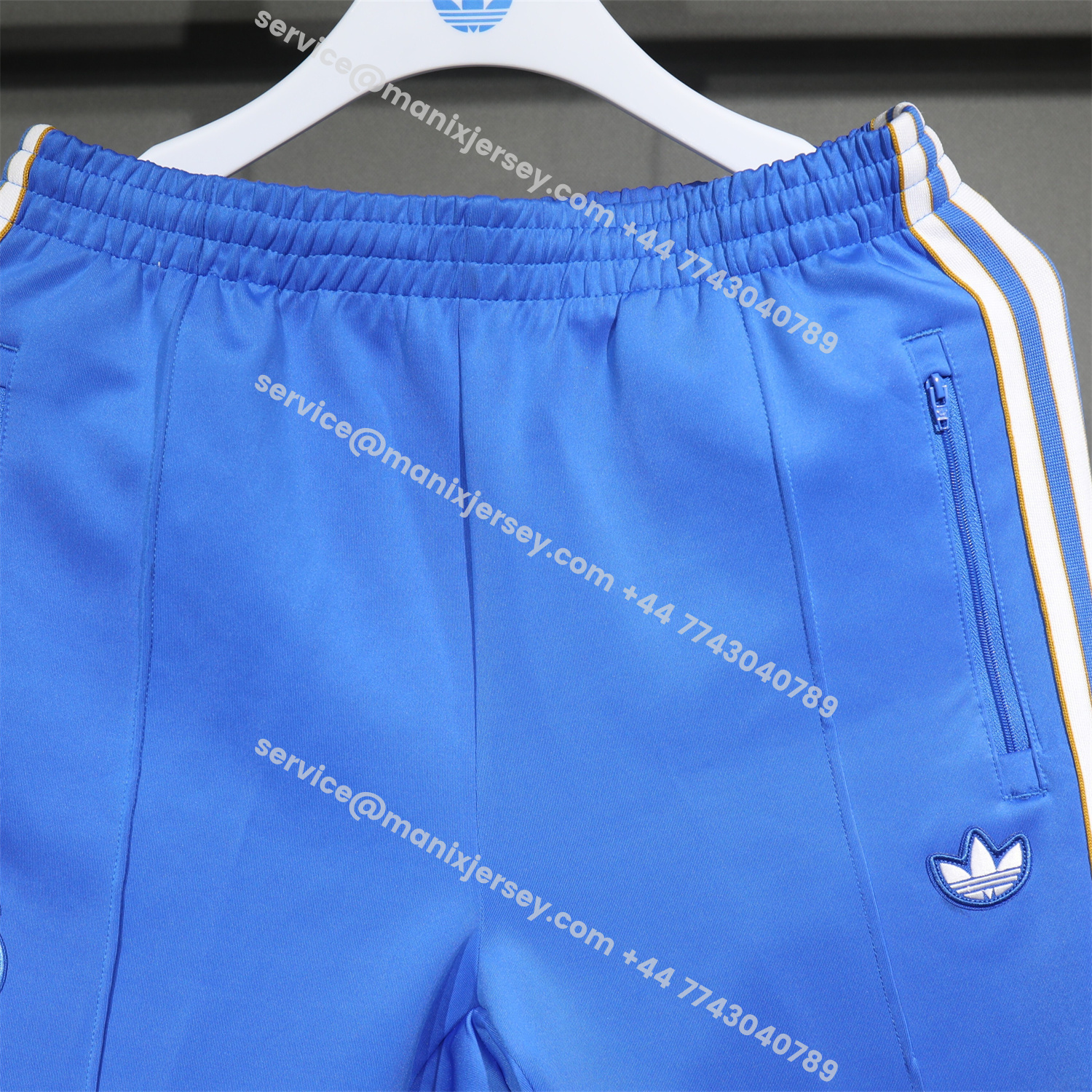 ManixJersey.com | Real Madrid 25-26 Pure Color Training Set - Blue Top and Blue Pants -Customize Name, Number and Patch | Worldwide Shipping