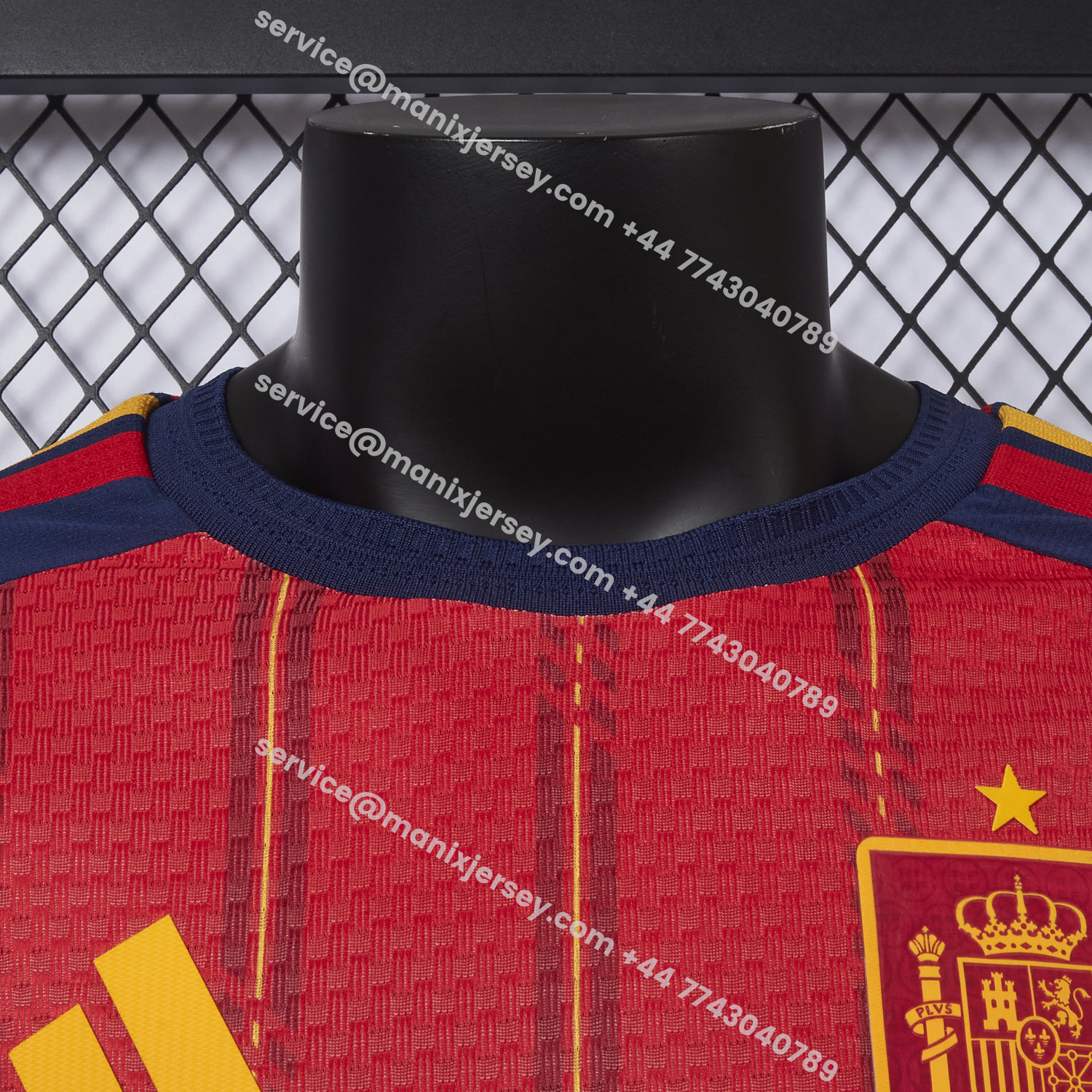 ManixJersey.com | Spain 2026 Home Long Sleeves Jersey - Player Version -Customize Name, Number and Patch | Worldwide Shipping