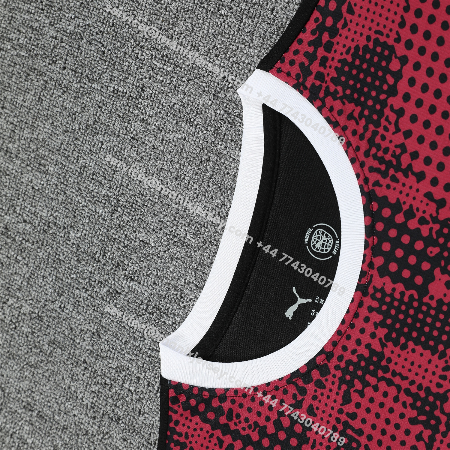 ManixJersey.com | RB Leipzig 25-26 Short-Sleeve Training Set- Red Top & Black Shorts -Customize Name, Number and Patch | Worldwide Shipping