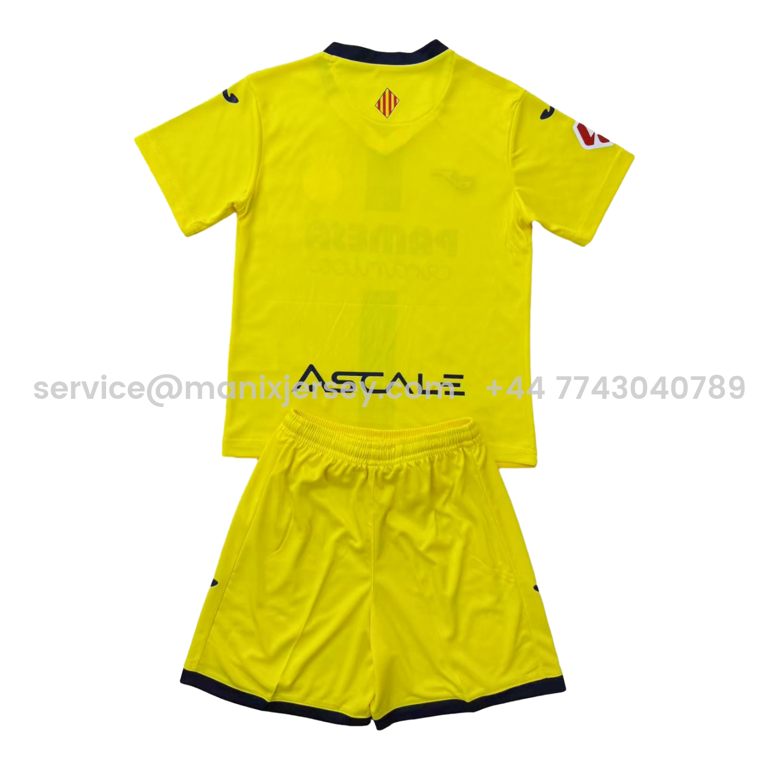 ManixJersey.com | Villarreal 25-26 Home Men's Adult Jersey Set - Fans Version -Customize Name, Number and Patch | Worldwide Shipping