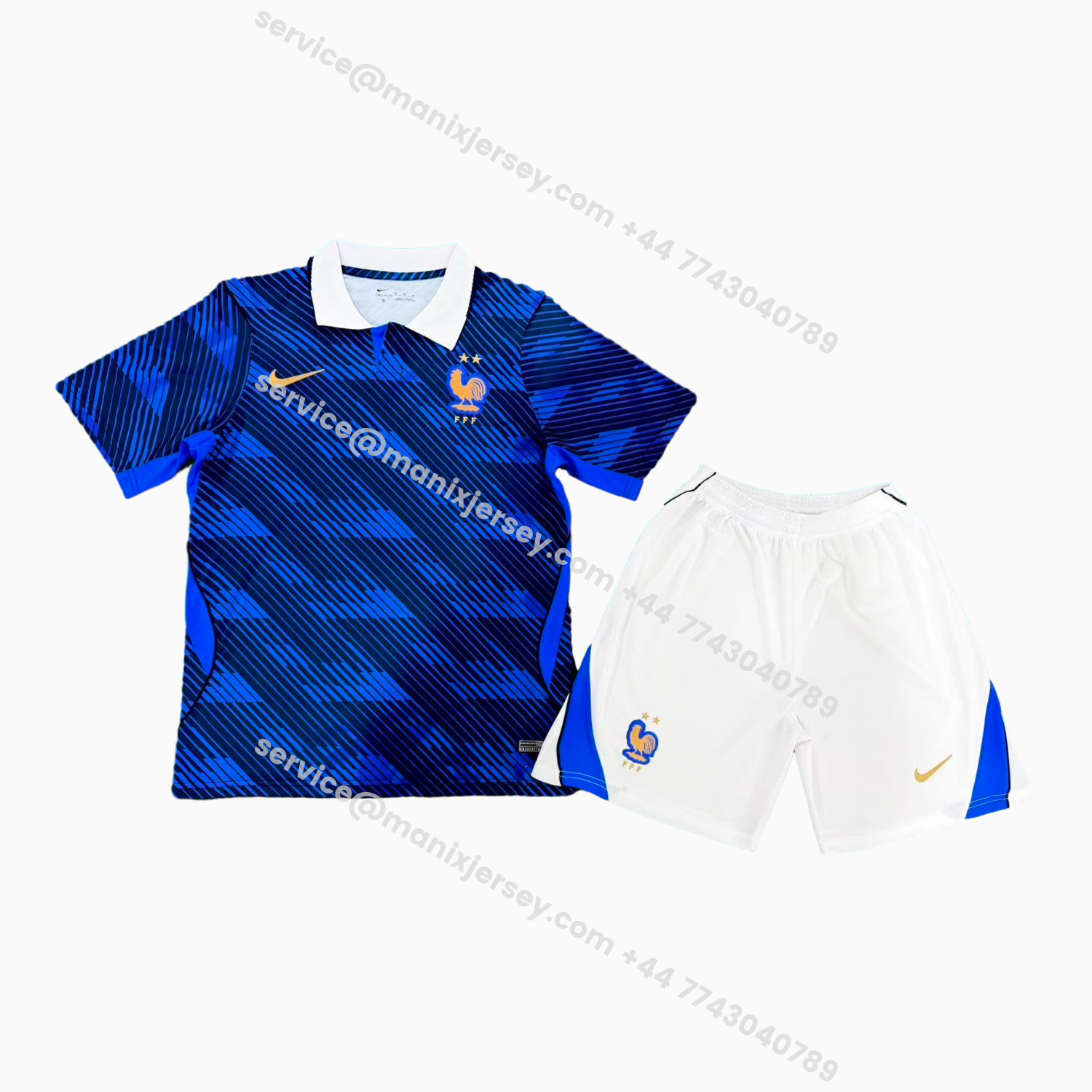 ManixJersey.com | France 2026 Home Kids Kit -Customize Name, Number and Patch | Worldwide Shipping