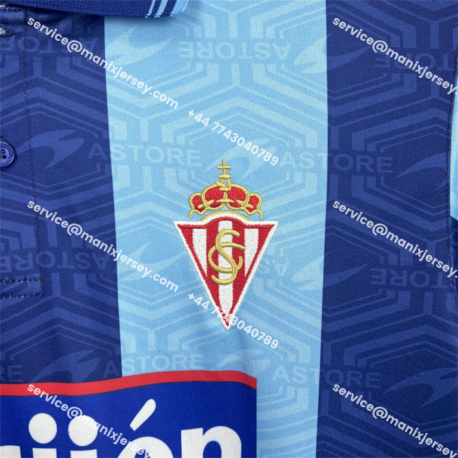 ManixJersey.com | Retro Sporting de Gijon 2002-03 Third Jersey -Customize Name, Number and Patch | Worldwide Shipping