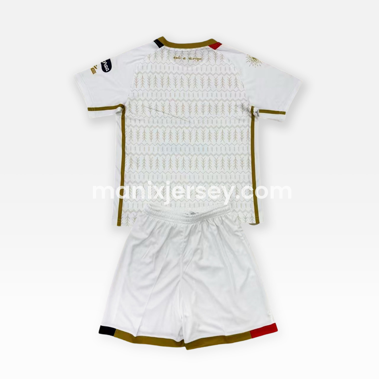 ManixJersey.com | Cagliari Calcio 24-25 Away Kids Kit -Customize Name, Number and Patch | Worldwide Shipping