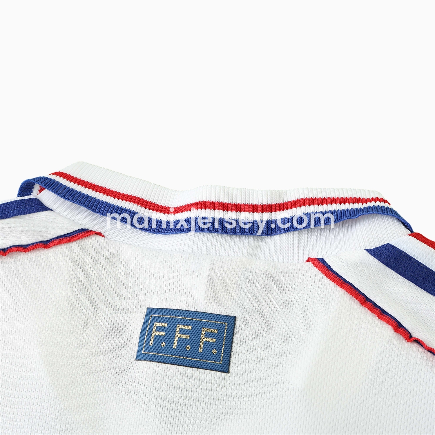 ManixJersey.com | Retro France 1998 Away Long Sleeves Jersey (with 1998 World Cup mark on right chest) -Customize Name, Number and Patch | Worldwide Shipping
