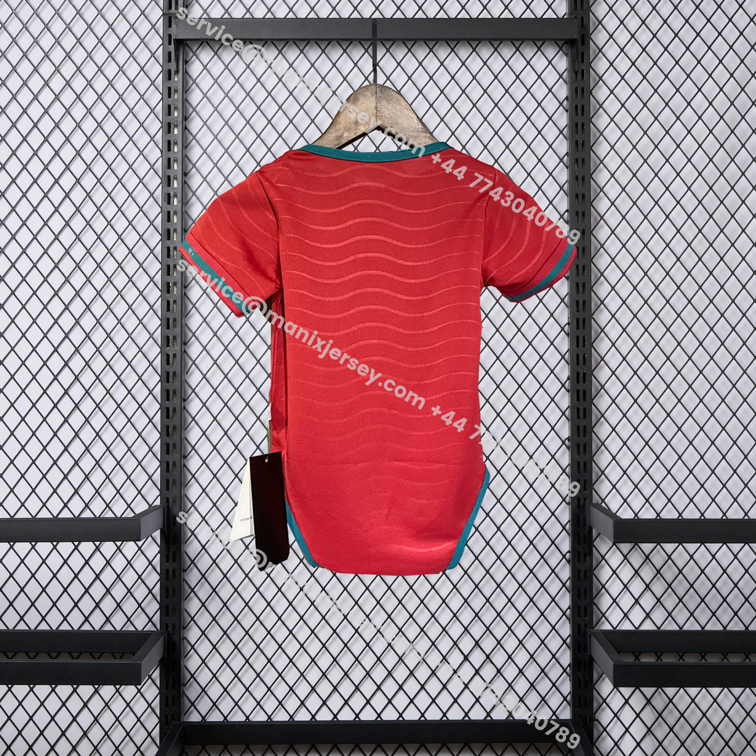 ManixJersey.com | Portugal 2026 Home Baby Crawling Suit -Customize Name, Number and Patch | Worldwide Shipping