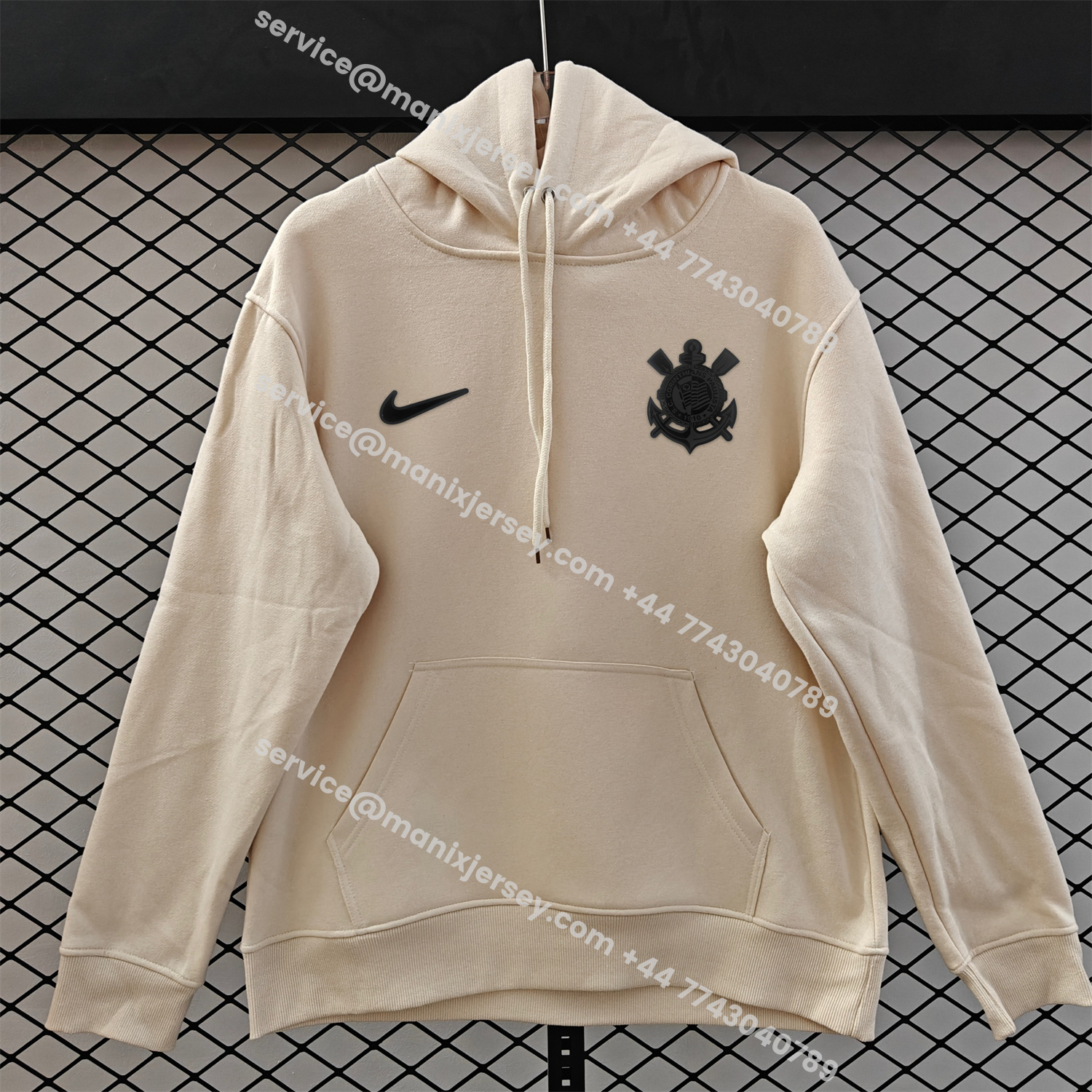 ManixJersey.com | Corinthians 25-26 Originals Terrace Black Icon Unisex Pullover Hoodie -Customize Name, Number and Patch | Worldwide Shipping