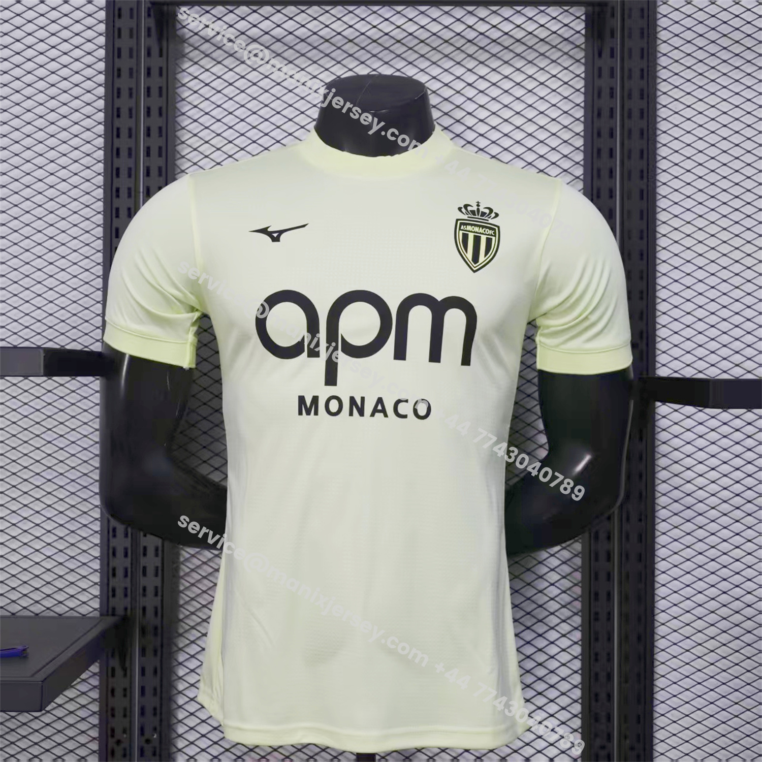 ManixJersey.com | AS Monaco 25-26 Third Green Jersey - Player Version -Customize Name, Number and Patch | Worldwide Shipping