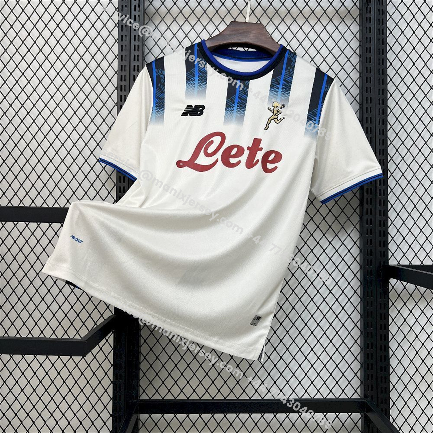 ManixJersey.com | Atalanta 25-26 Away White Jersey - Fans Version -Customize Name, Number and Patch | Worldwide Shipping