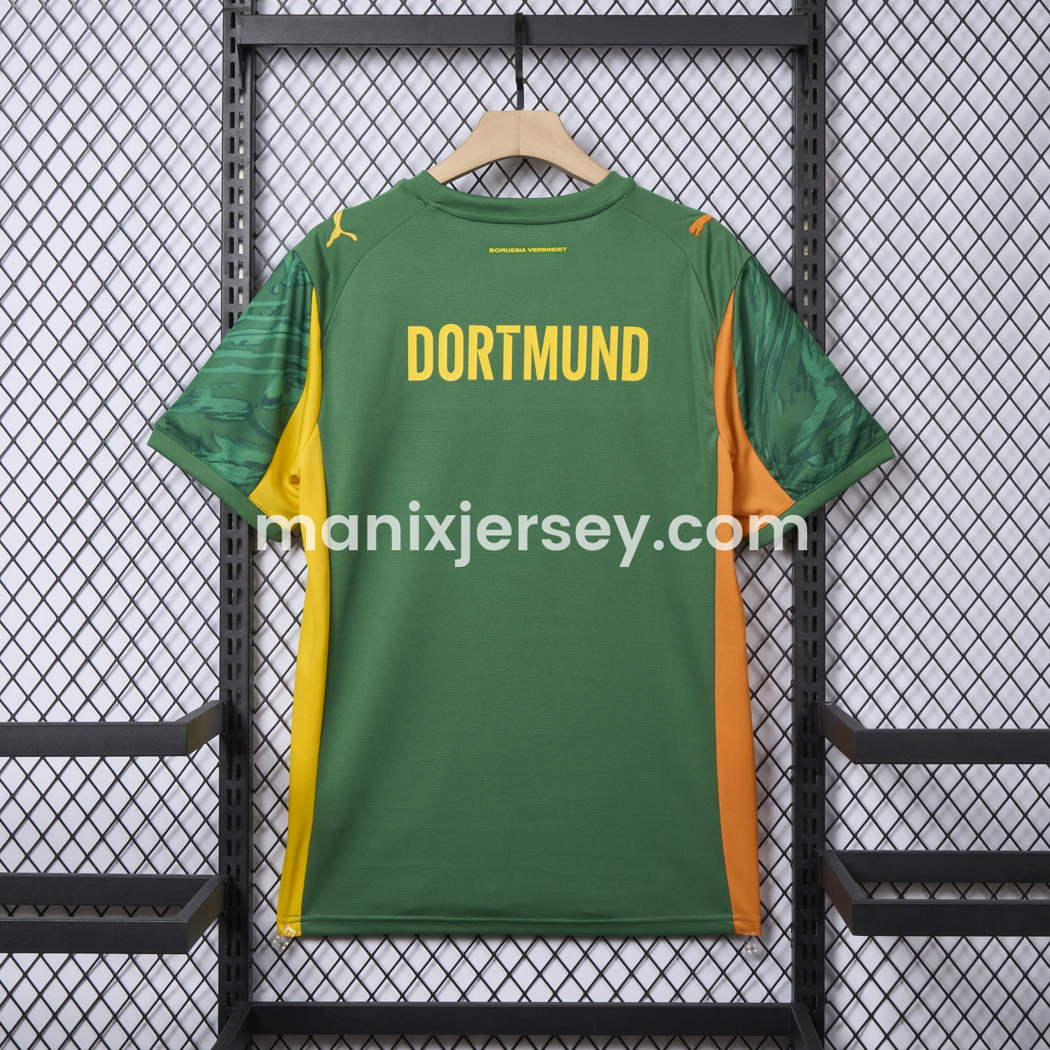 ManixJersey.com | Dortmund 25-26 Green Goalkeeper Unsponsored Jersey - Fans Version -Customize Name, Number and Patch | Worldwide Shipping