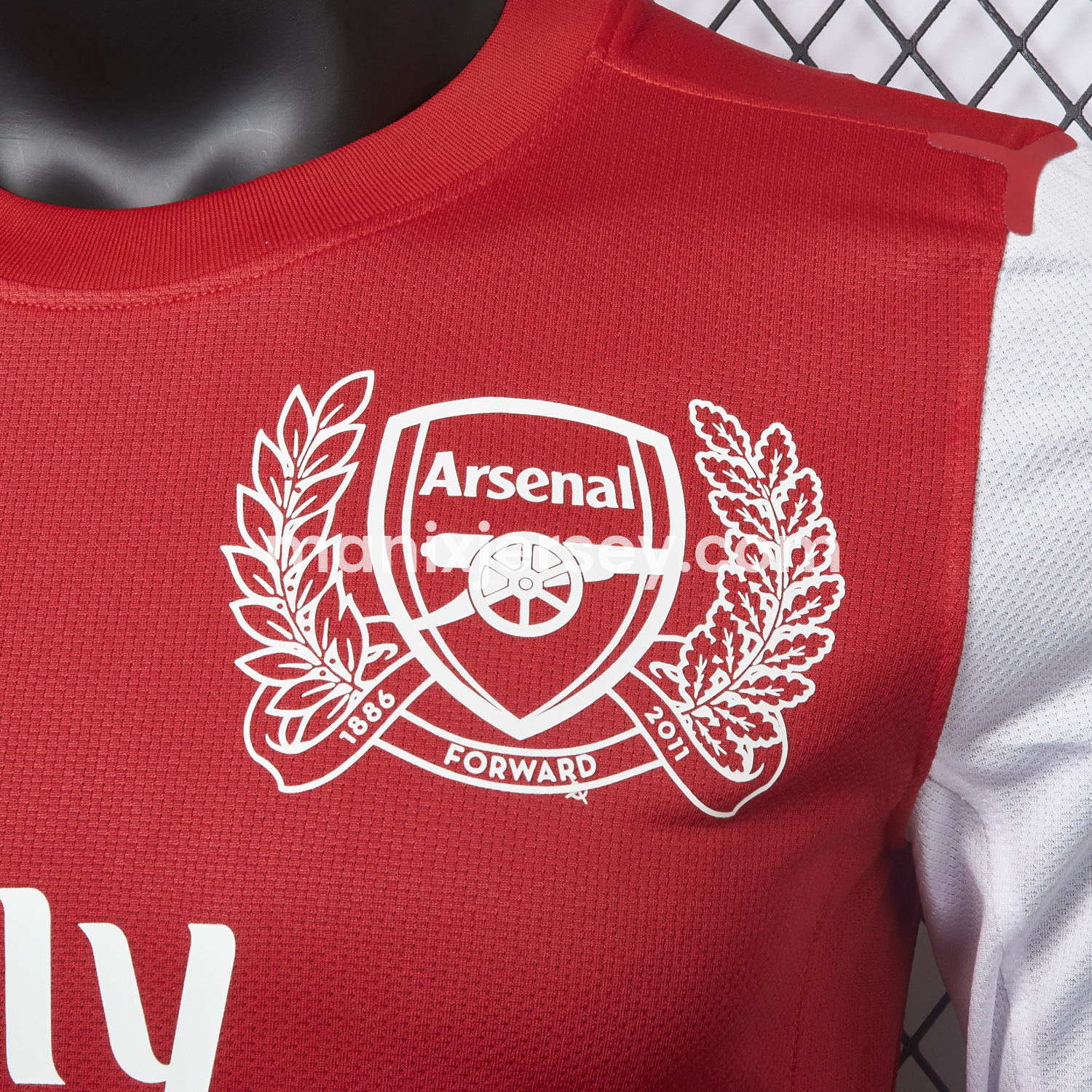 ManixJersey.com | Retro Arsenal 2011-12 Home Long Sleeve Jersey - Player Version -Customize Name, Number and Patch | Worldwide Shipping