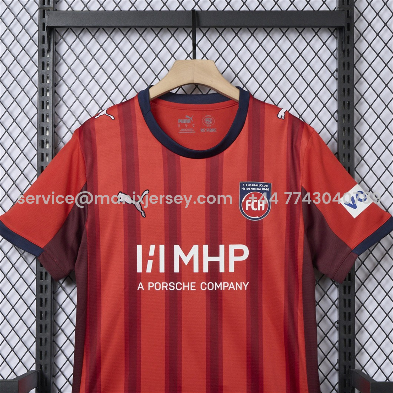 ManixJersey.com | FC Heidenheim 25-26 Home Jersey - Fans Version -Customize Name, Number and Patch | Worldwide Shipping