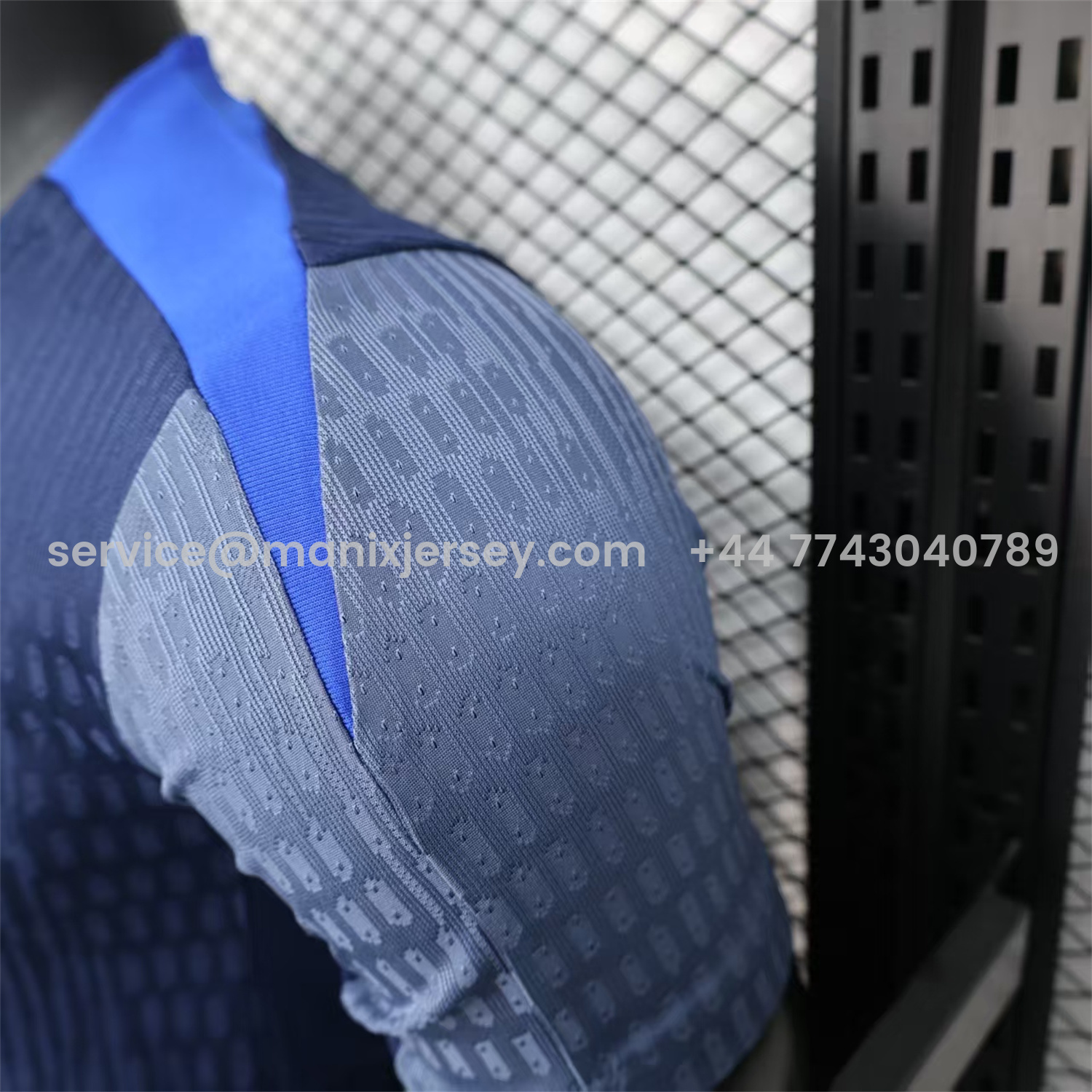 ManixJersey.com | Paris Saint-Germain PSG Blue & Grey Special Jersey - Player Version -Customize Name, Number and Patch | Worldwide Shipping