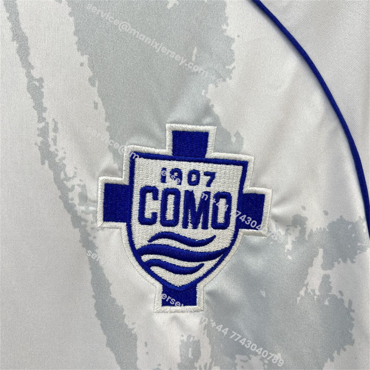 ManixJersey.com | Como 25-26 Away Jersey - Fans Version -Customize Name, Number and Patch | Worldwide Shipping