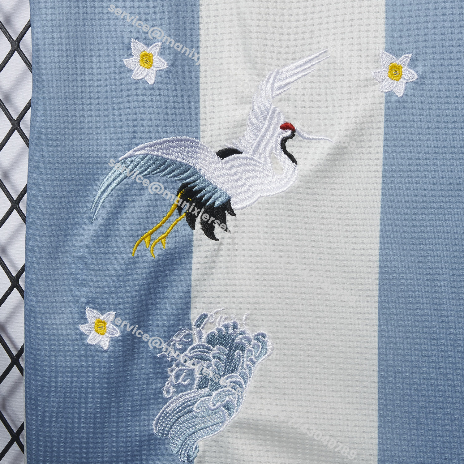 ManixJersey.com | 【Embroidered Flower Version】Argentina 25-26 50th Anniversary Jersey - Player Version -Customize Name, Number and Patch | Worldwide Shipping