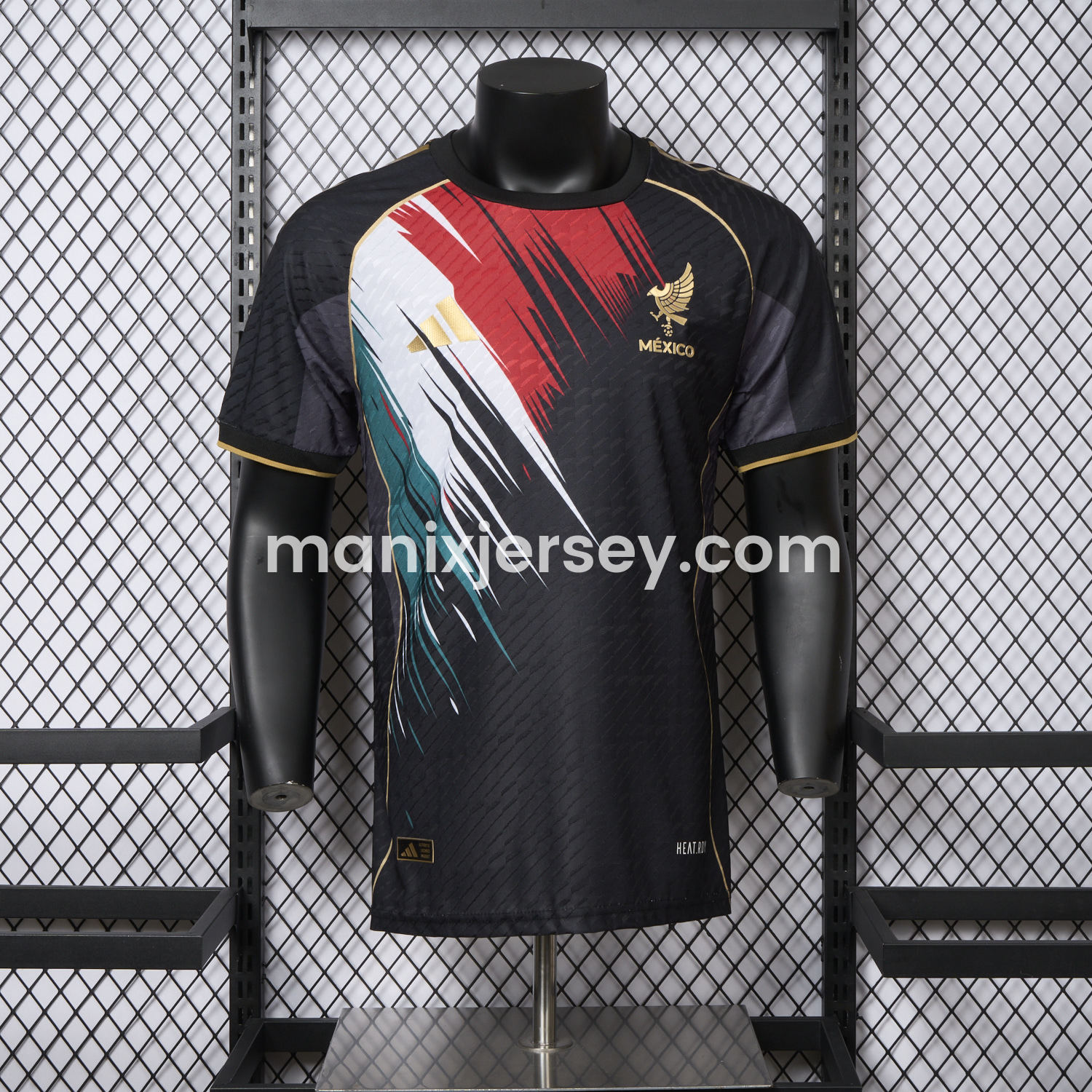 ManixJersey.com | Mexico 2025 Colorful Black Special Edition Jersey - Player Version -Customize Name, Number and Patch | Worldwide Shipping