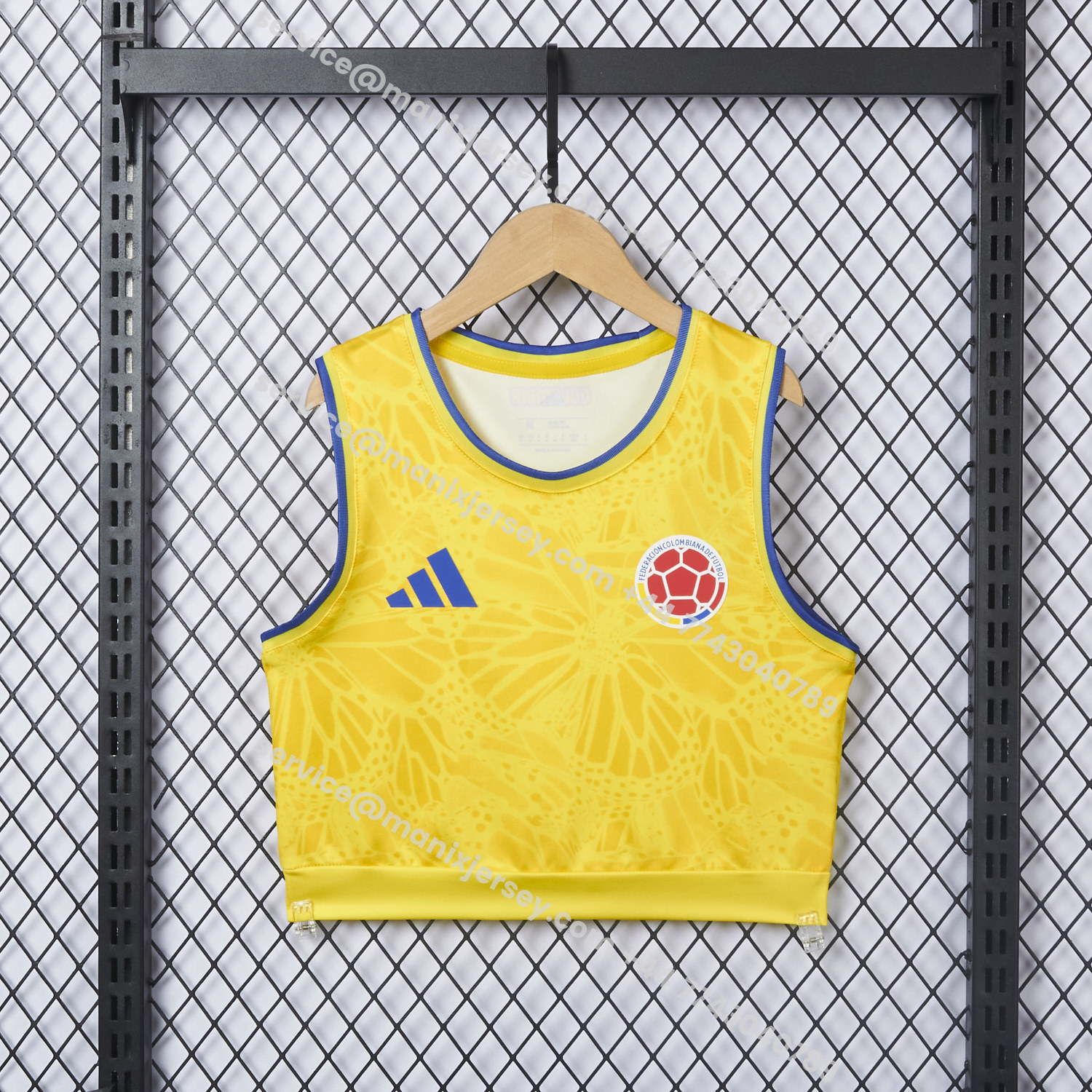 ManixJersey.com | Women's Colombia 2026 Home Yoga Vest -Customize Name, Number and Patch | Worldwide Shipping