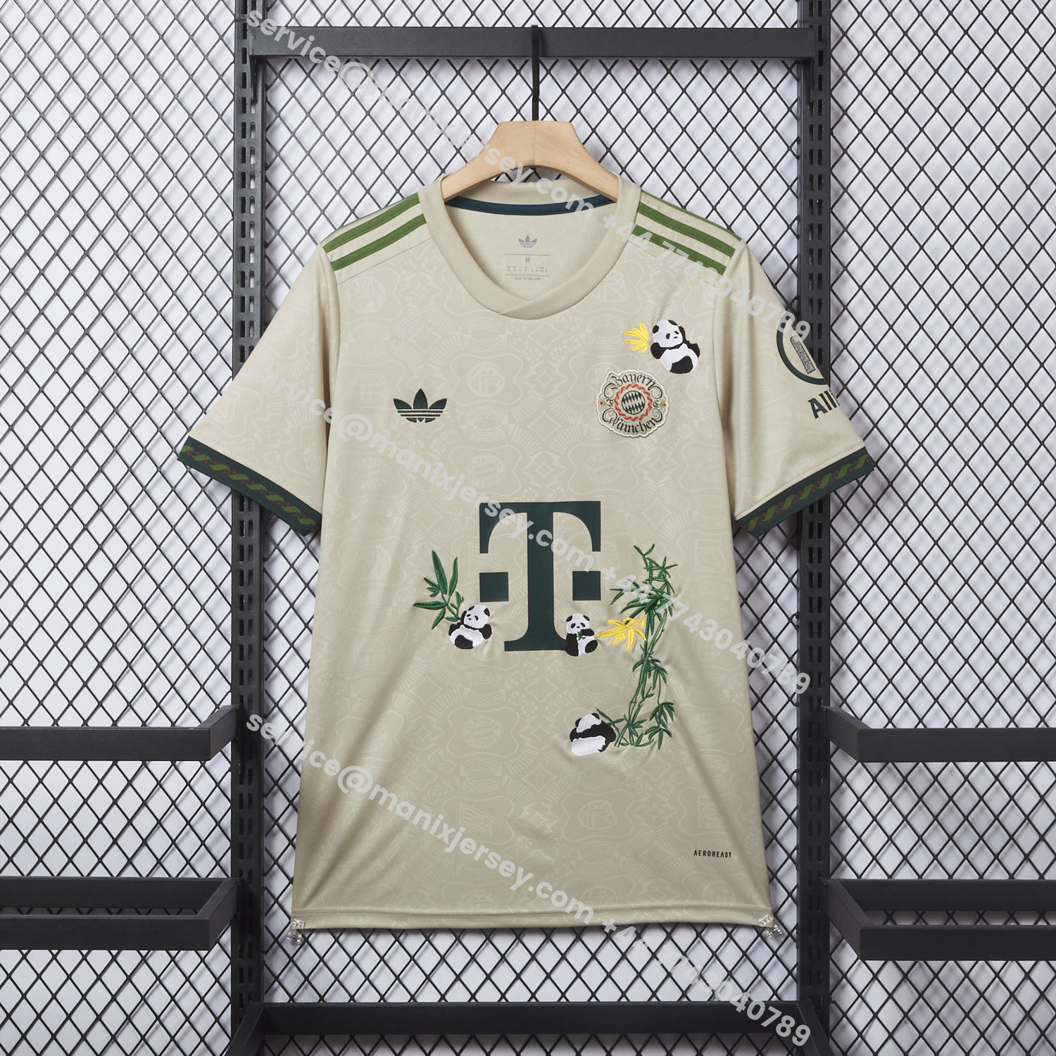 ManixJersey.com | 【Panda Bamboo Embroidered Version】Bayern Munich 25-26 Oktoberfest Jersey - Fans Version -Customize Name, Number and Patch | Worldwide Shipping