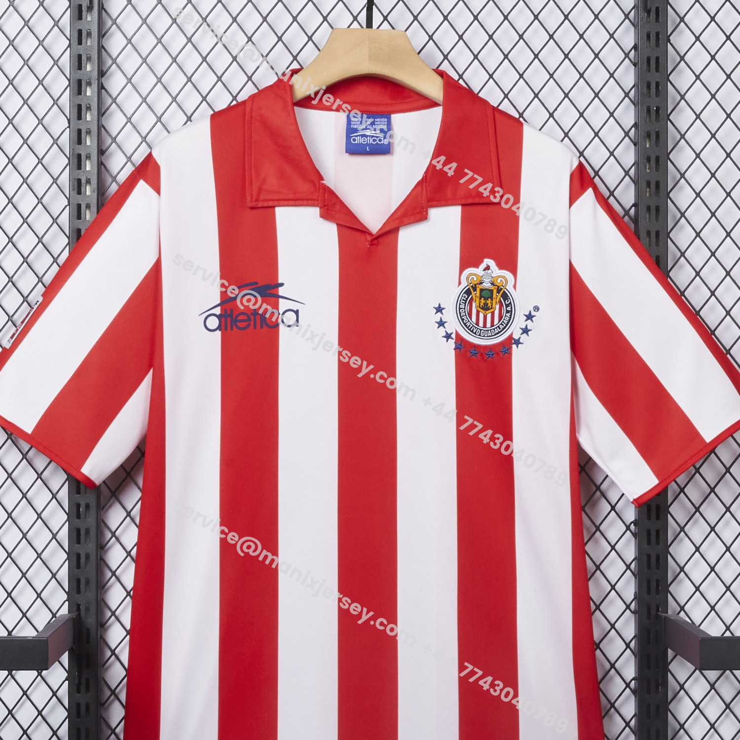 ManixJersey.com | Retro Chivas de Guadalajara 2003-04 Home Jersey -Customize Name, Number and Patch | Worldwide Shipping